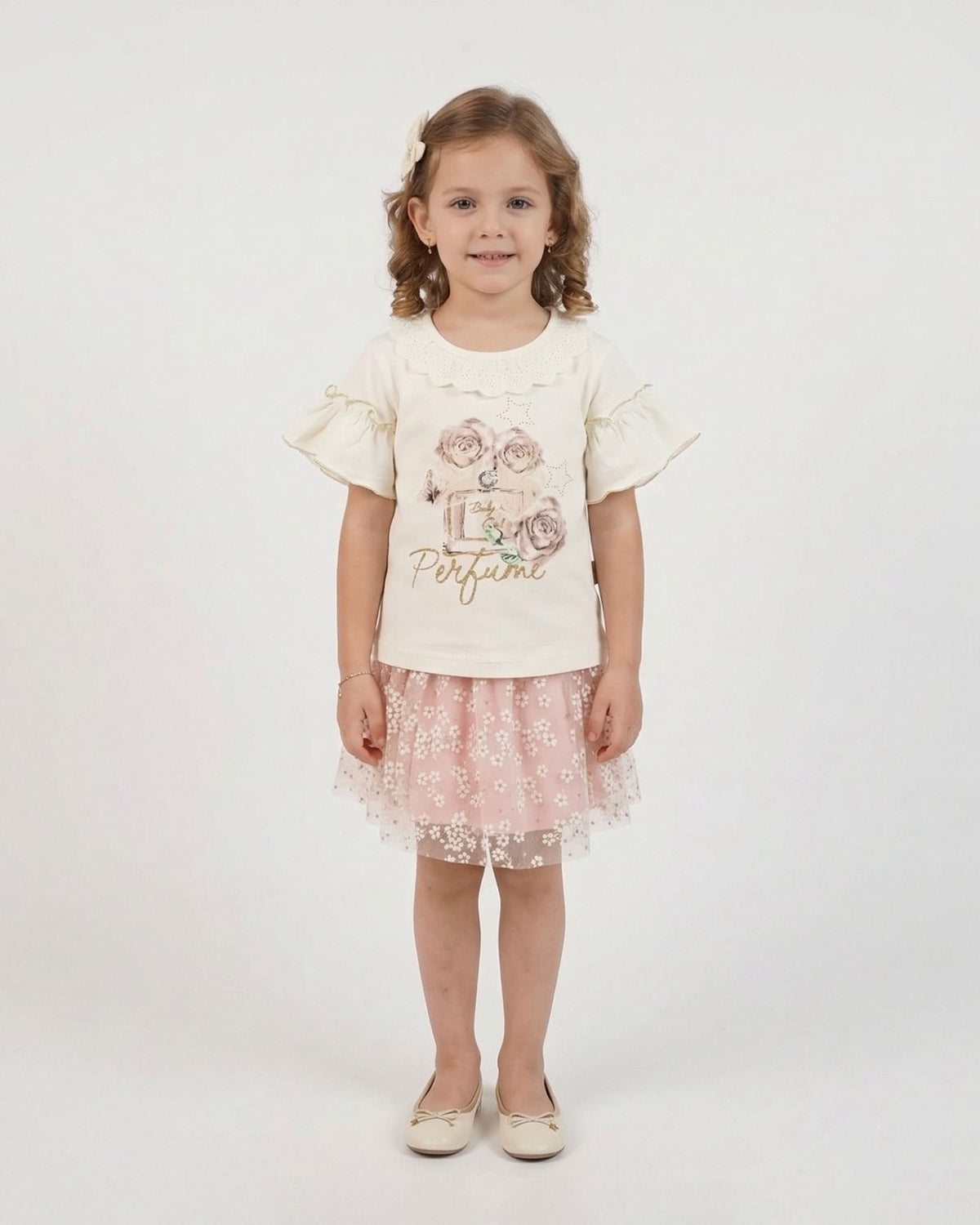 Girl's Half Sleeves Skirt Suit, Girls Half Sleeves Suit, Chase Value, Chase Value