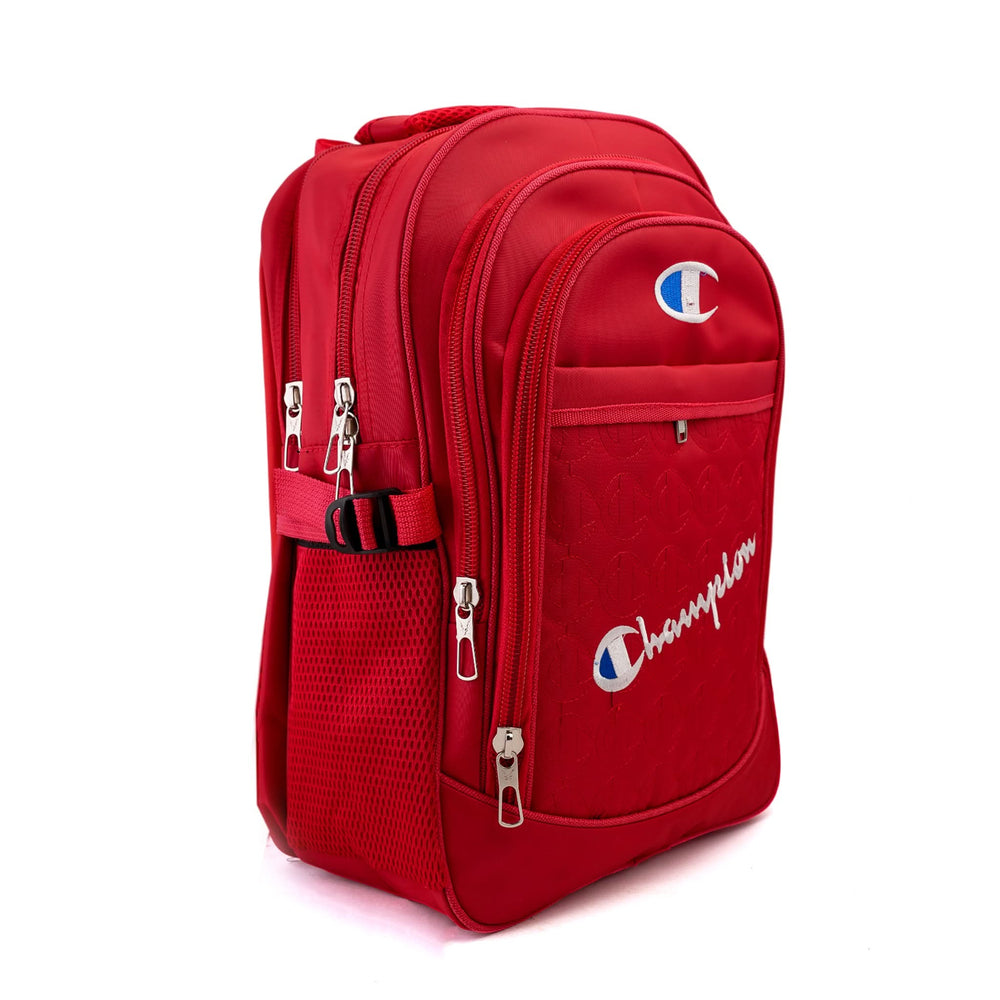 Kids School Backpack 17" KT-05 - Red, School Bags, Chase Value, Chase Value