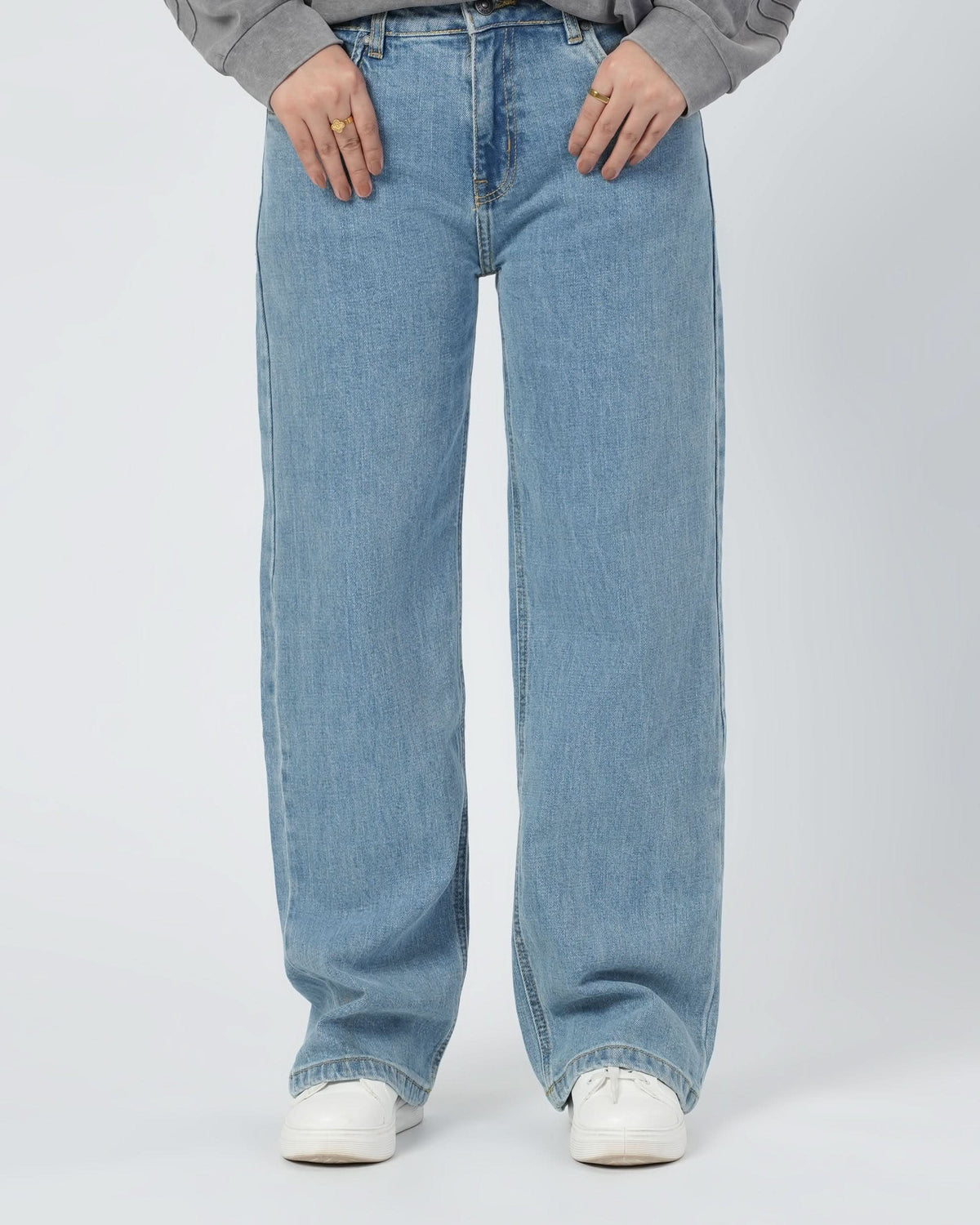 Eminent Women's Straight Fit Denim Pant, Women Pants & Tights, Eminent, Chase Value