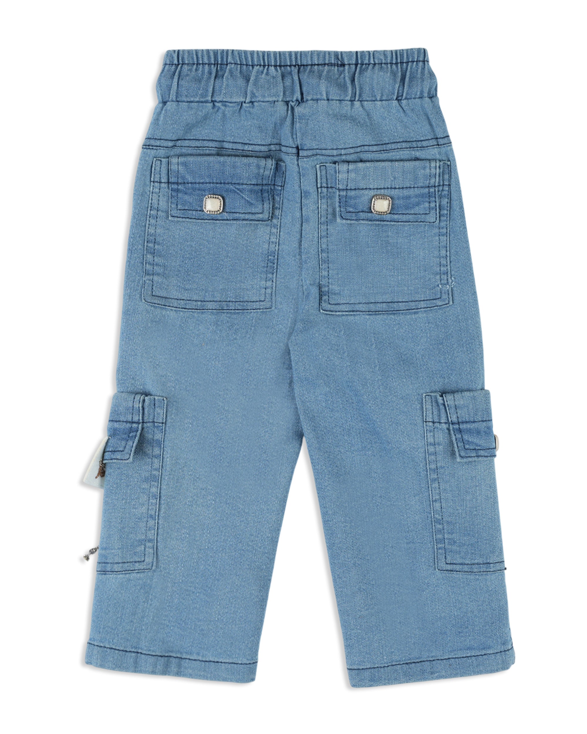 Girl's Denim Wide Leg Pant