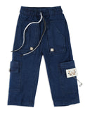 Girl's Denim Wide Leg Pant