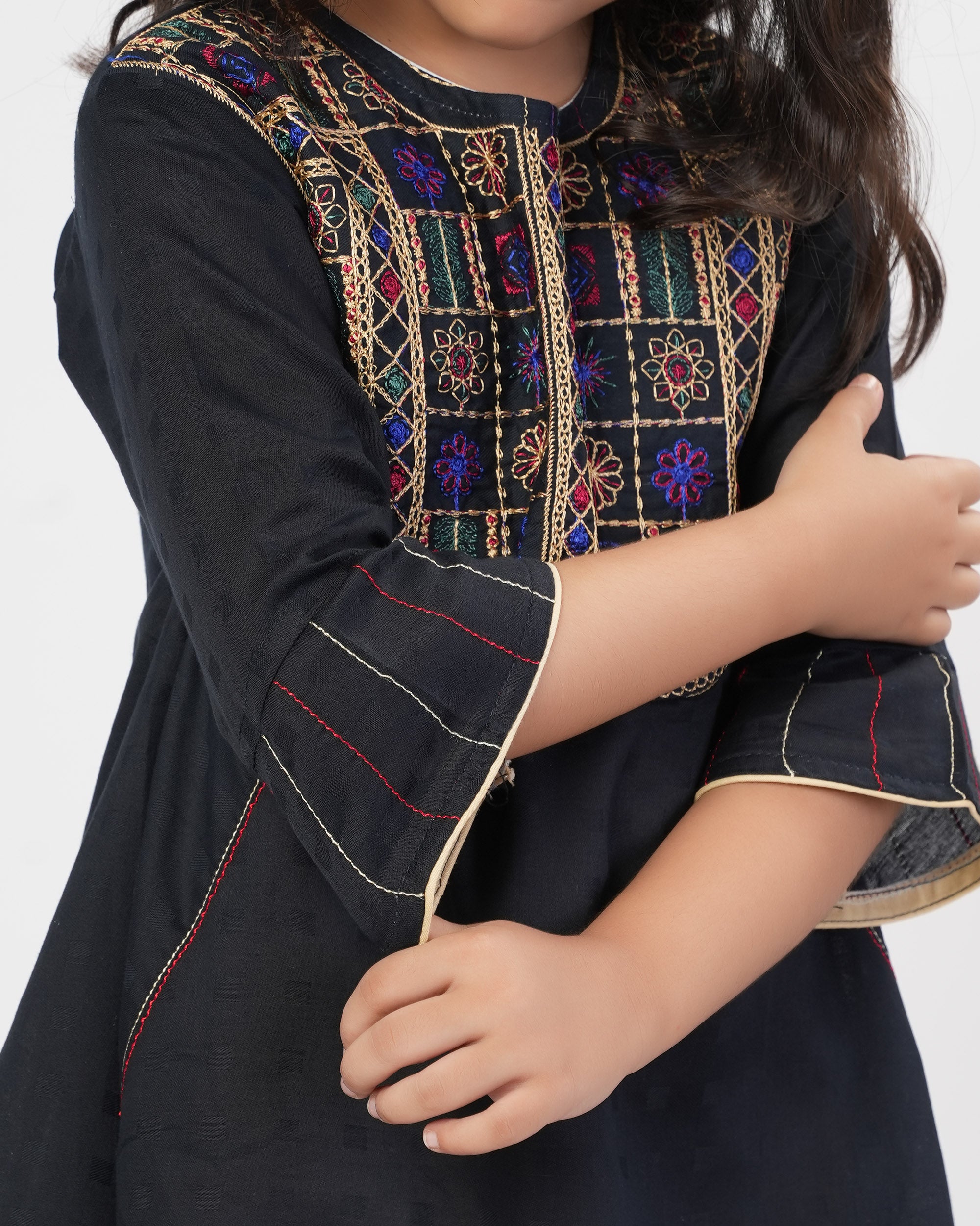 Girl's Embroidered Shalwar Kameez, Girls Shalwar Kameez, Chase Value, Chase Value
