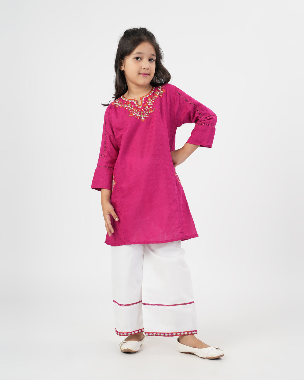 Girl's Embroidered Shalwar Kameez, Girls Shalwar Kameez, Chase Value, Chase Value