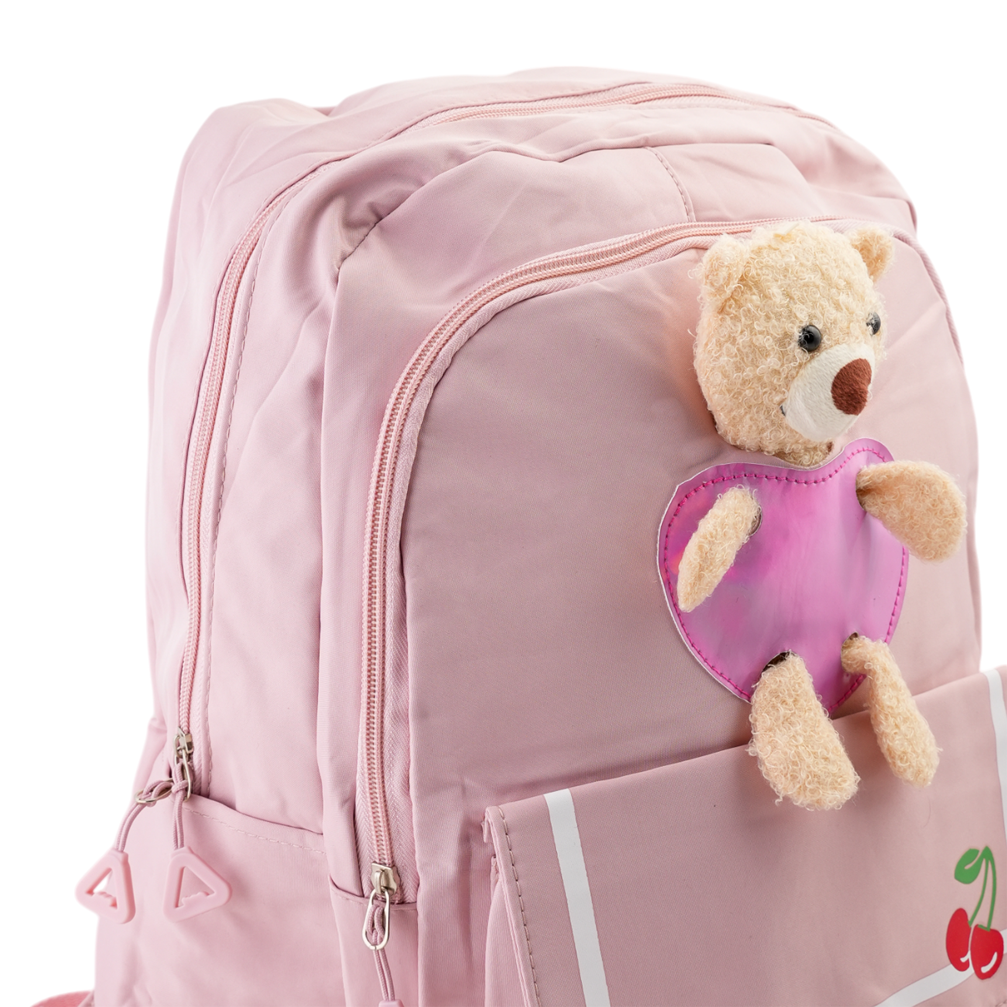 Girls Backpack 18" KT-08 - Pink, School Bags, Chase Value, Chase Value
