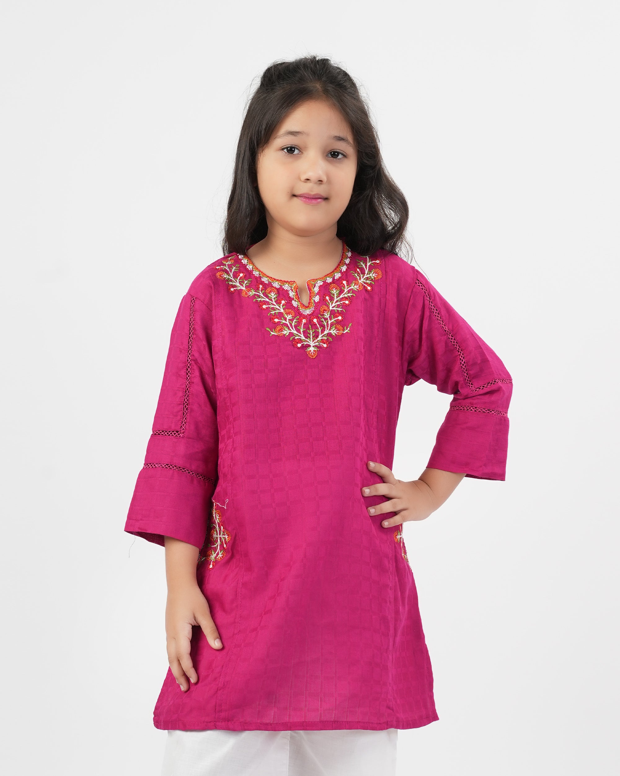 Girl's Embroidered Shalwar Kameez, Girls Shalwar Kameez, Chase Value, Chase Value