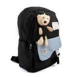Girls Backpack 18" KT-08 - Black, School Bags, Chase Value, Chase Value