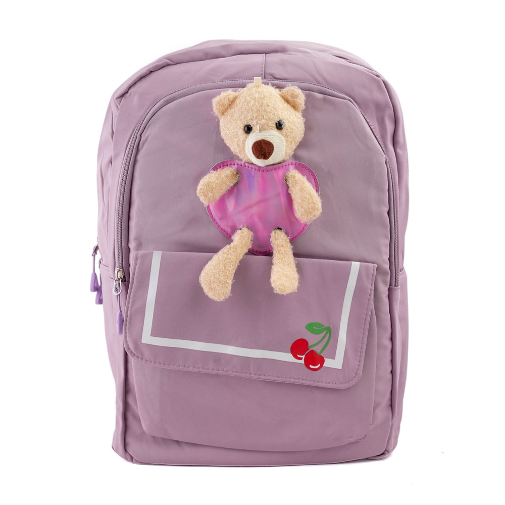 Girls Backpack 18" KT-08 - Purple, School Bags, Chase Value, Chase Value