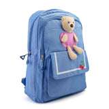 Girls Backpack 18" KT-08 - Blue, School Bags, Chase Value, Chase Value