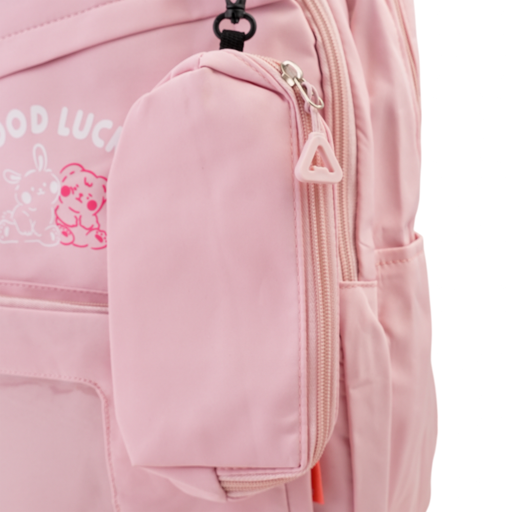 Girls Backpack 18" KT-07 - Light Pink, School Bags, Chase Value, Chase Value
