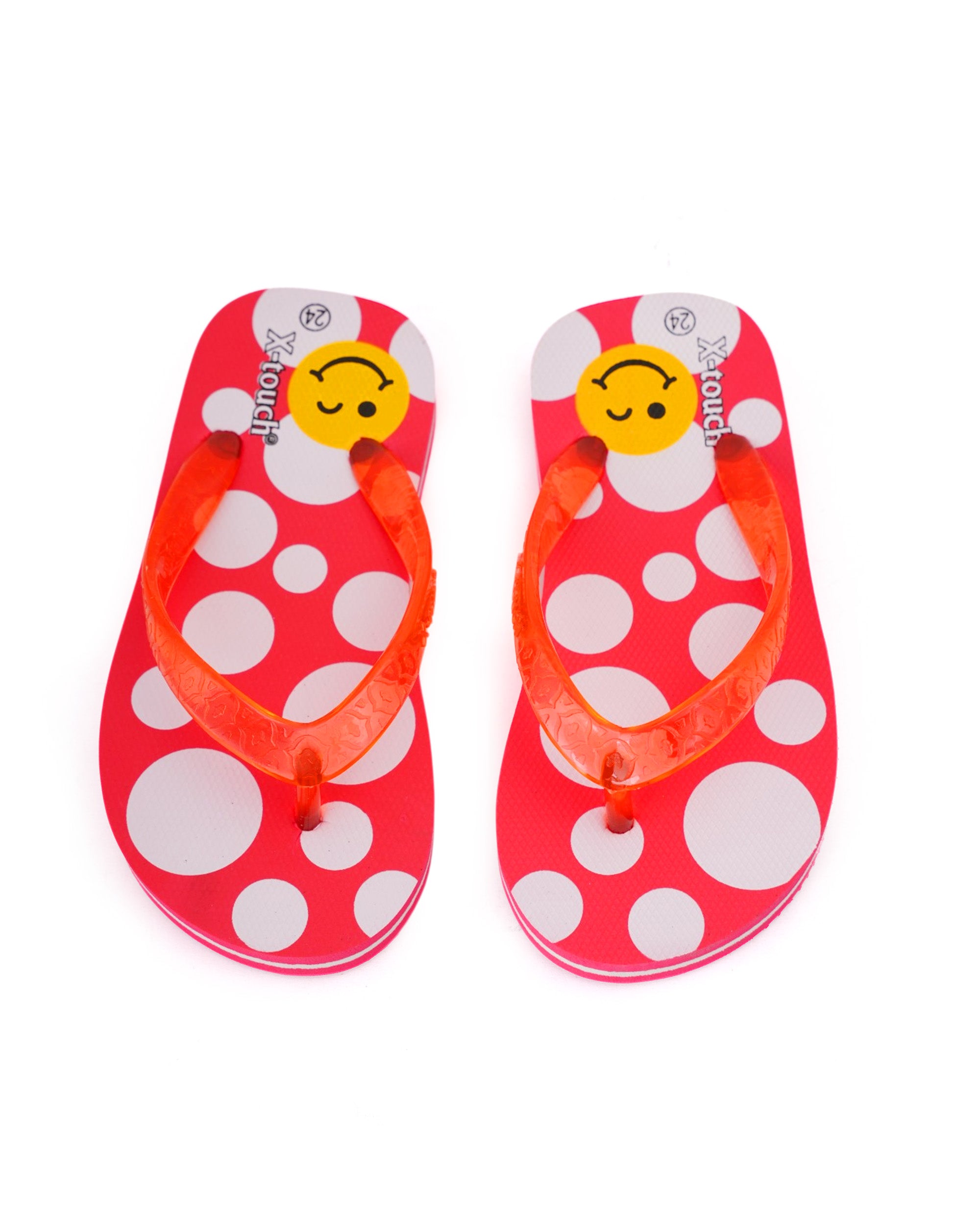 Girls' Polka Dot Flip Flops