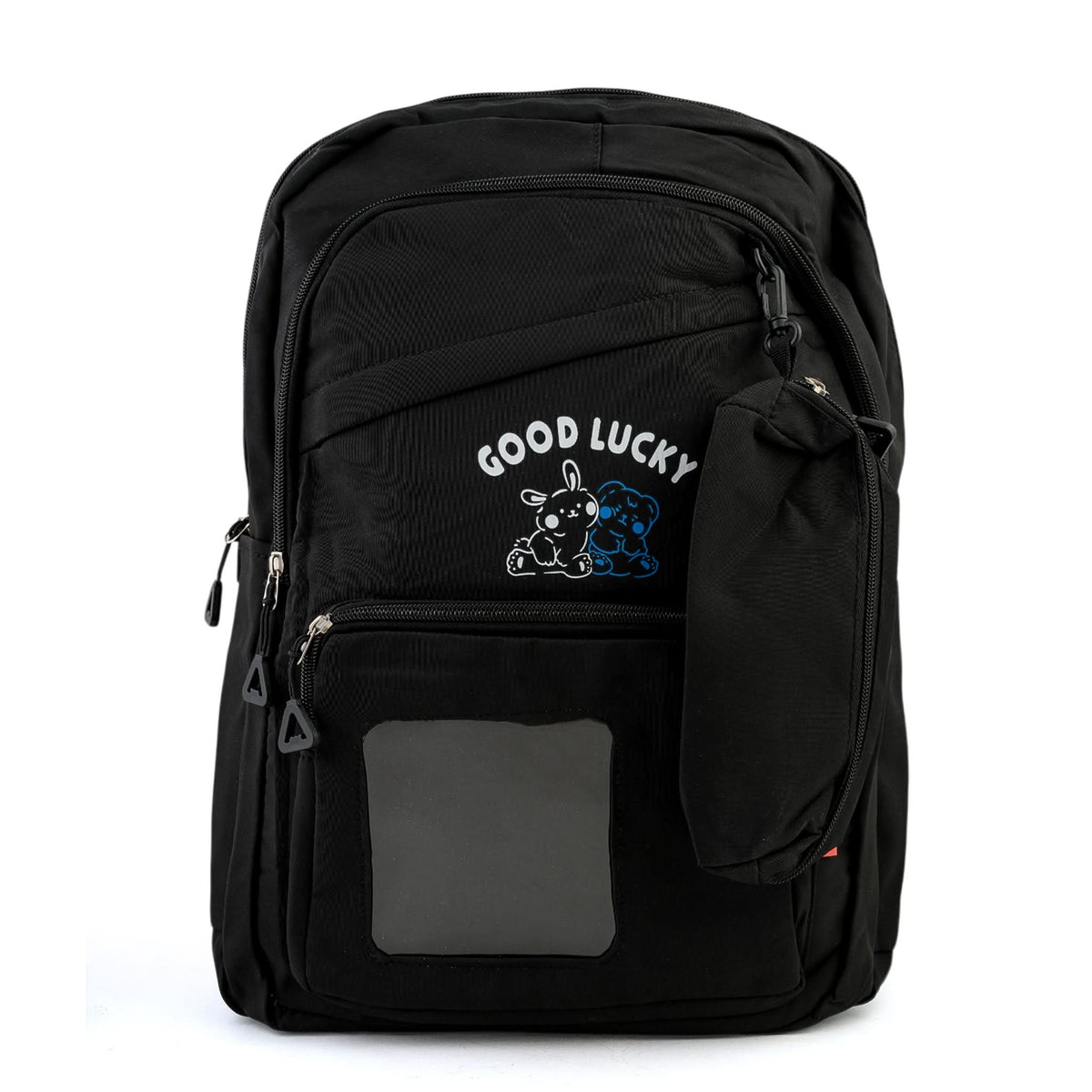 Girls Backpack 18" KT-07 - Black, School Bags, Chase Value, Chase Value
