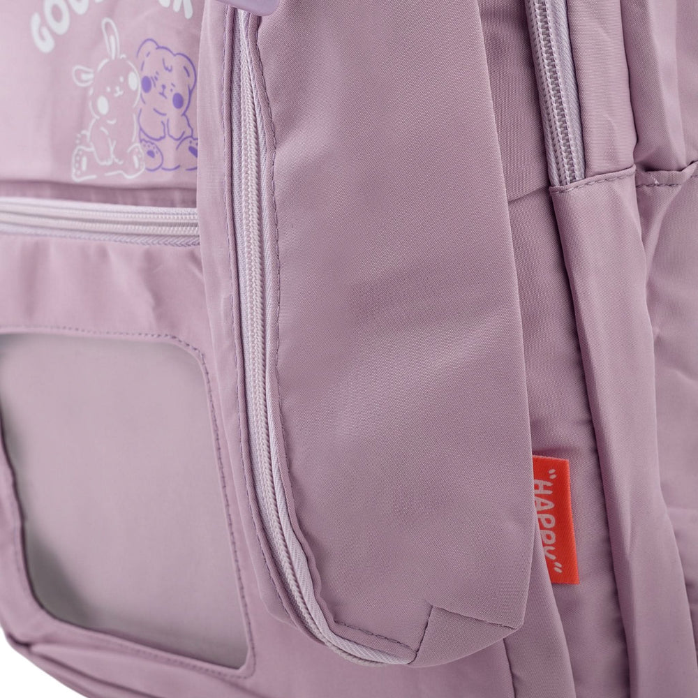 Girls Backpack 18" KT-07 - Light Purple, School Bags, Chase Value, Chase Value