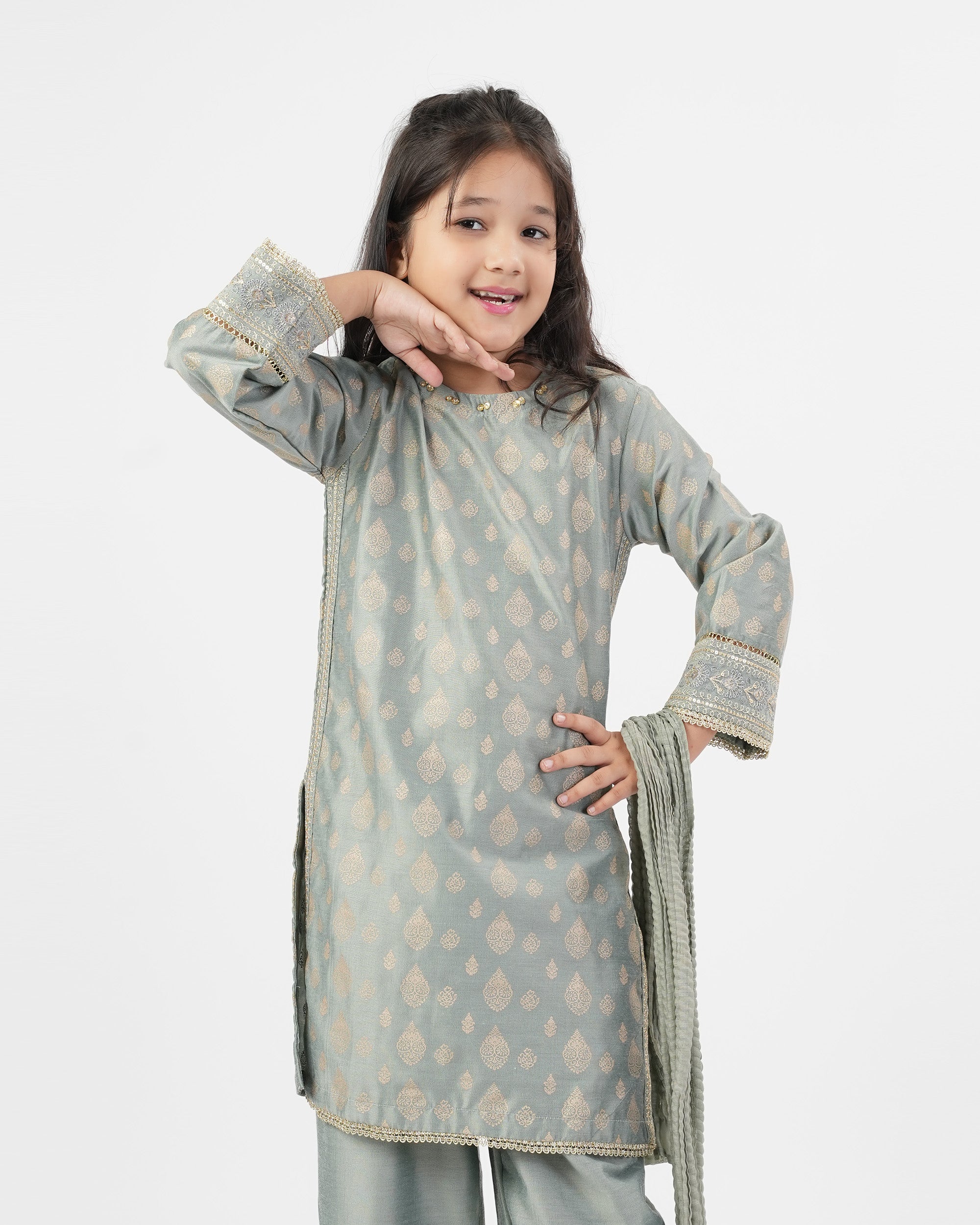 Eminent Girls' Signature Embroidered 3Pc Suit, Girls Shalwar Kameez, Eminent, Chase Value