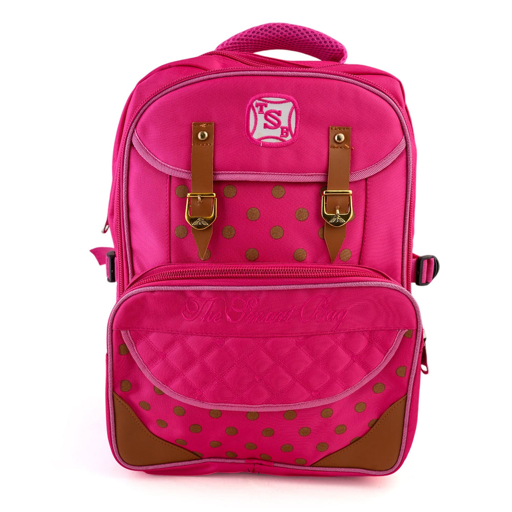 Girls Backpack 19" KT-06 - Pink, School Bags, Chase Value, Chase Value