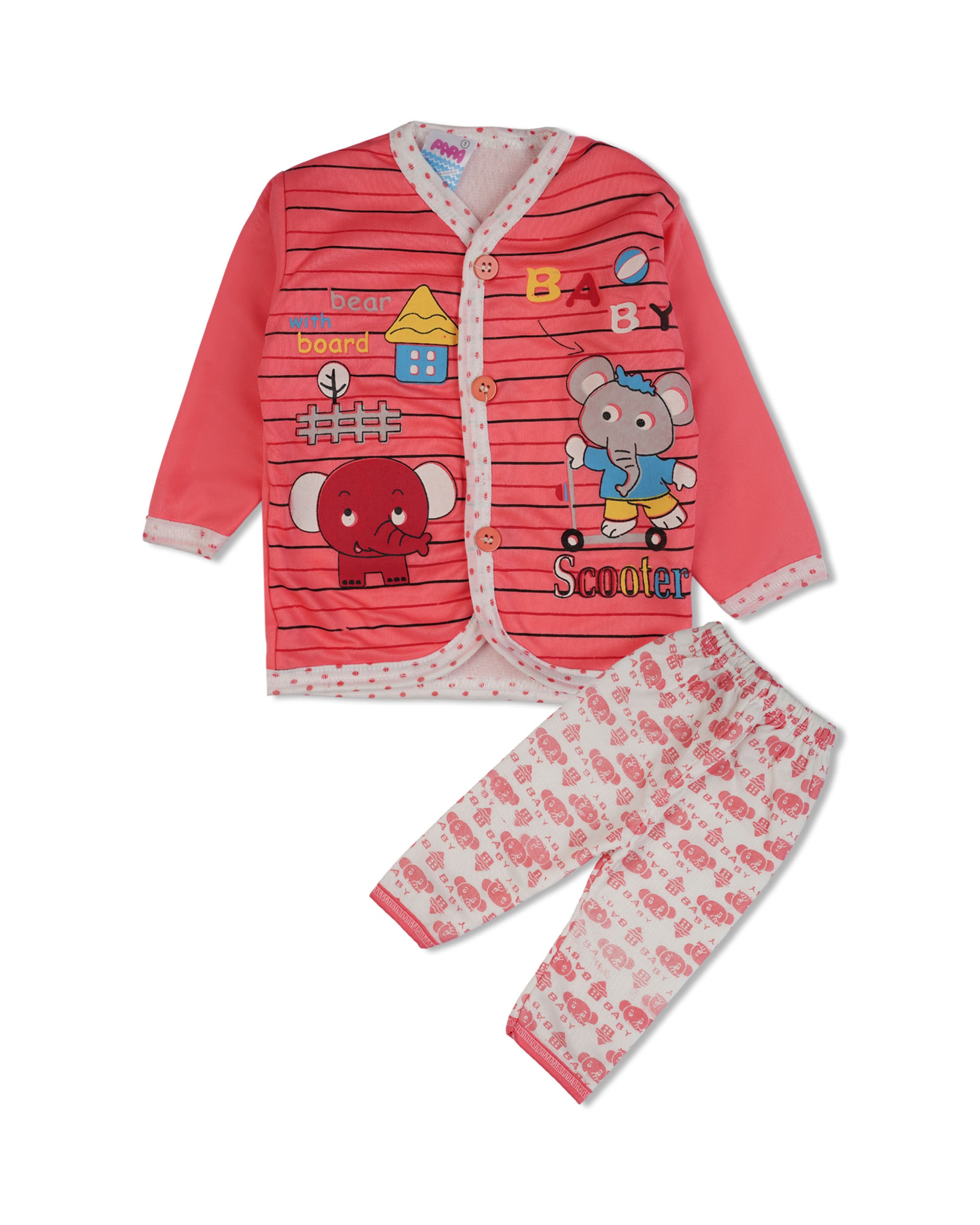 Newborn Boys Full Sleeves Suit