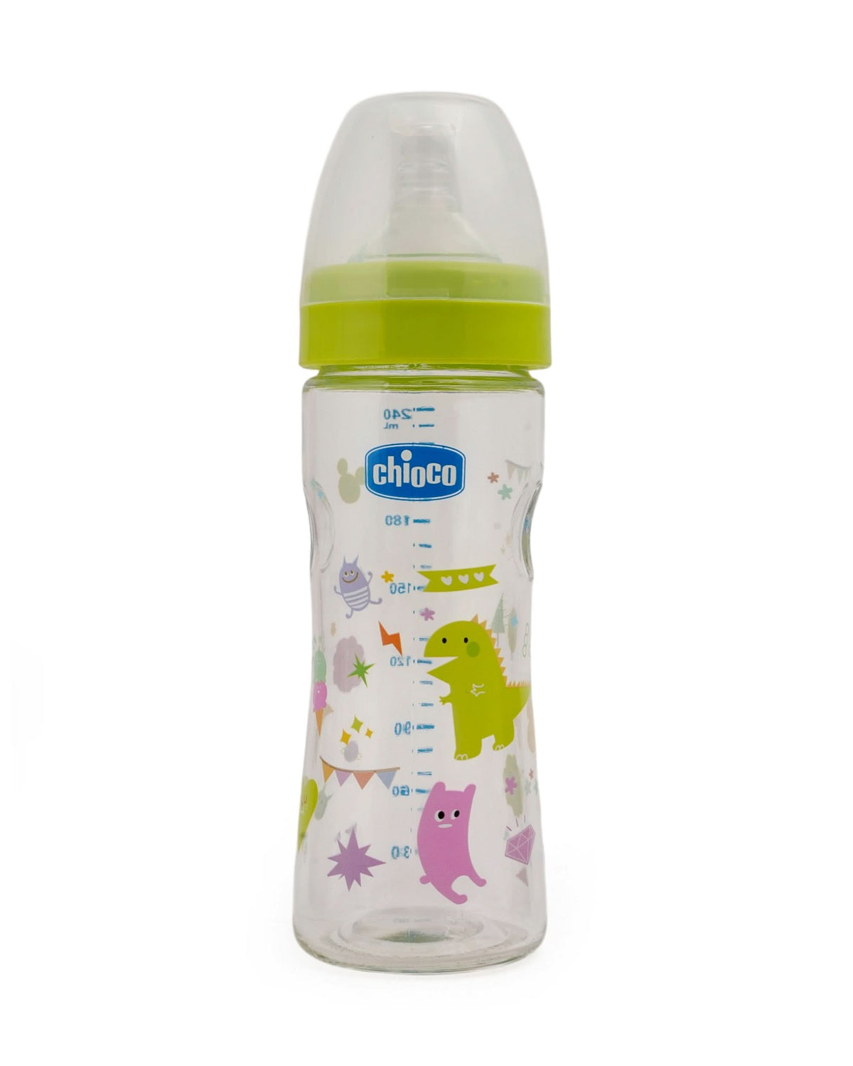 Chioco Natural Feeling Glass Bottle 60ml, Feeding Supplies, Mum Love, Chase Value