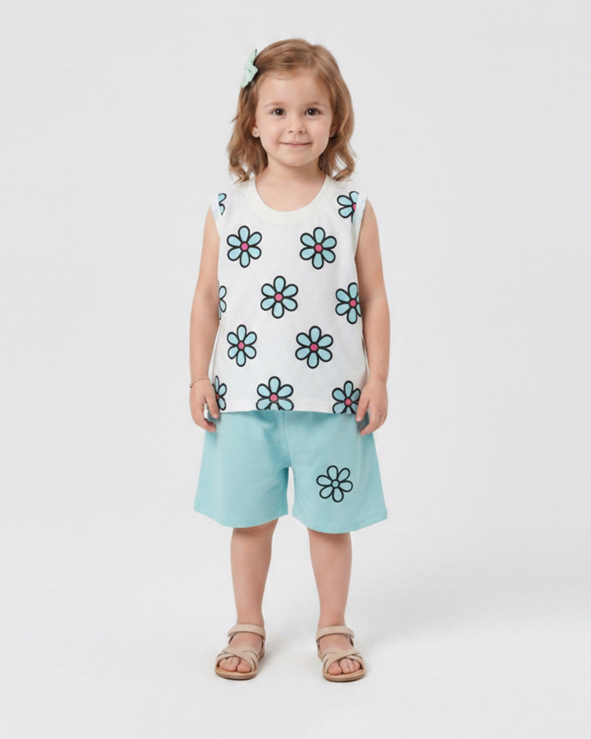 Valuables Girls' Sando Suit