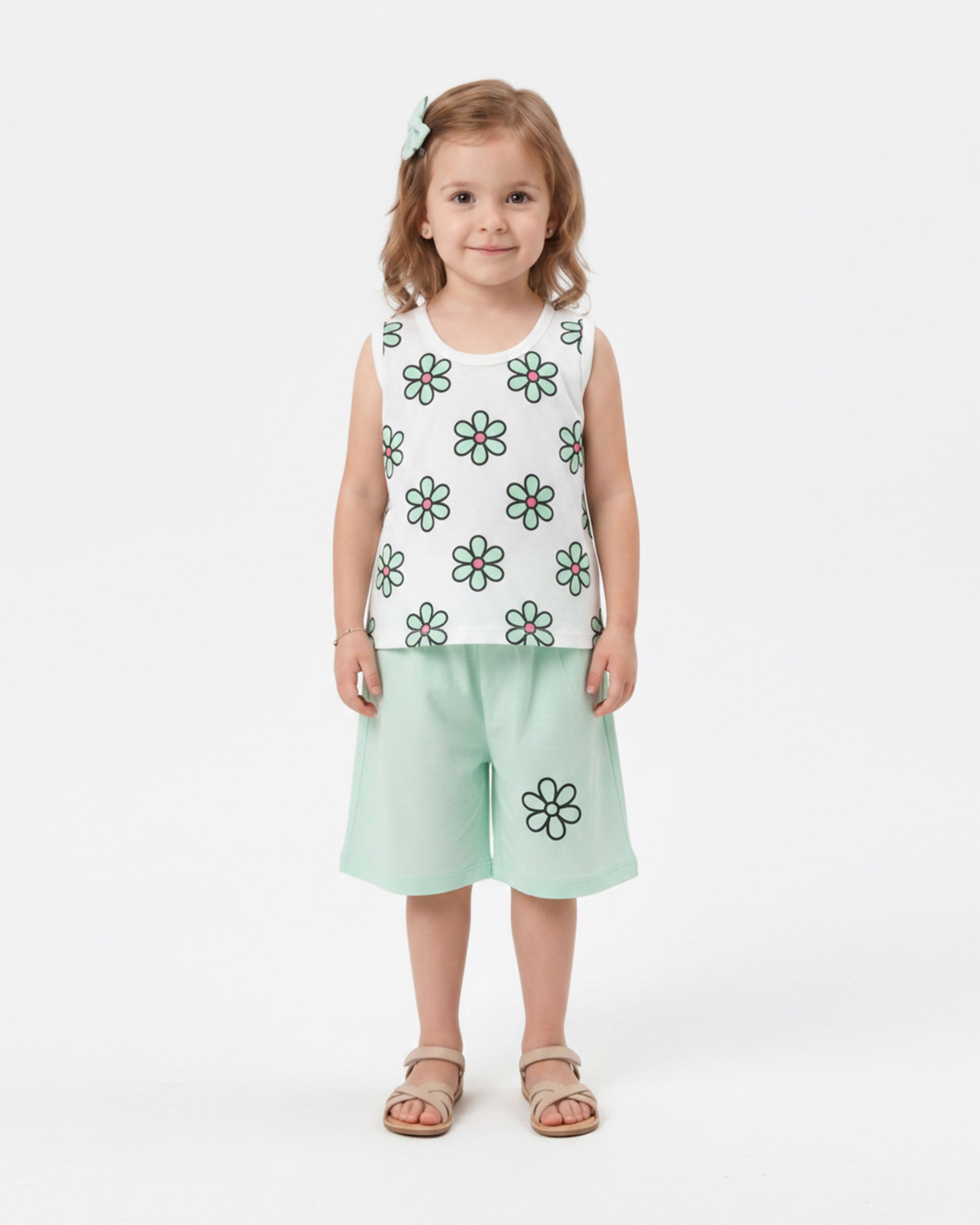 Valuables Girls' Sando Suit