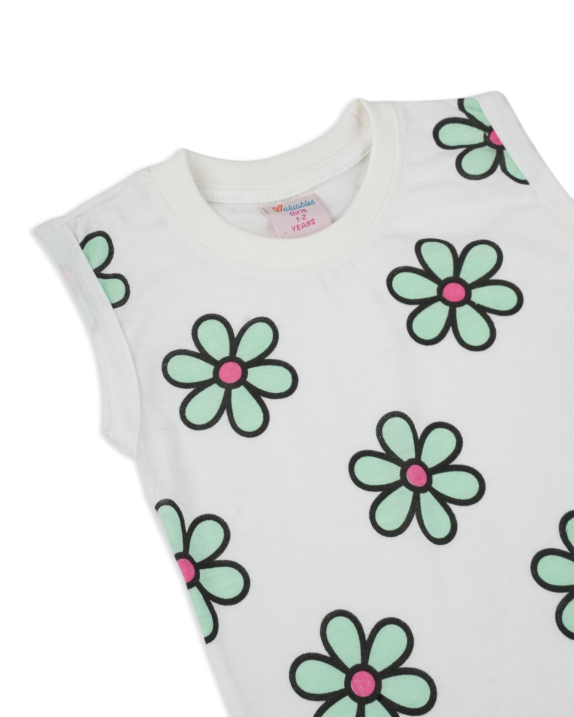 Valuables Girls' Sando Suit