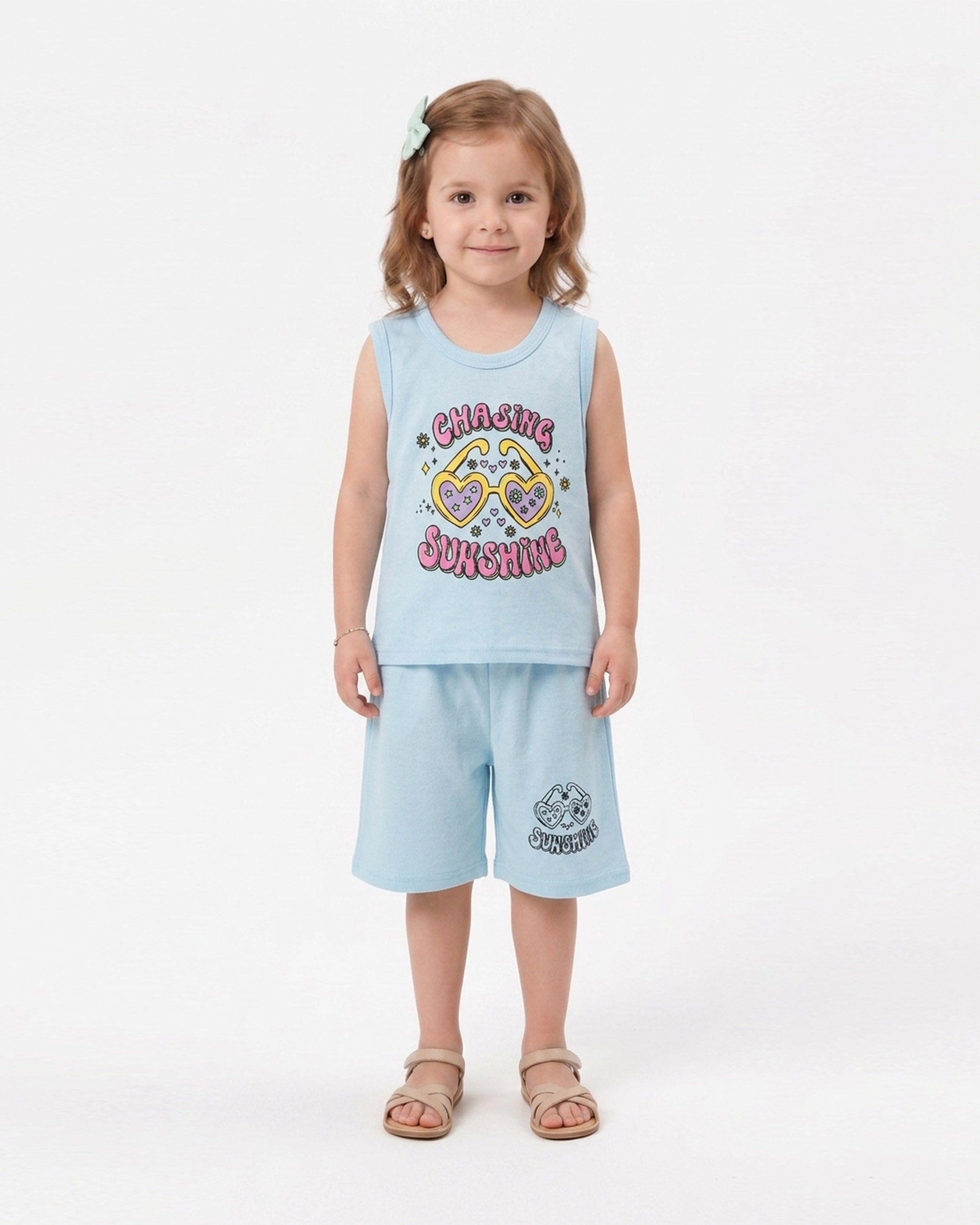 Valuables Girls' Sando Suit