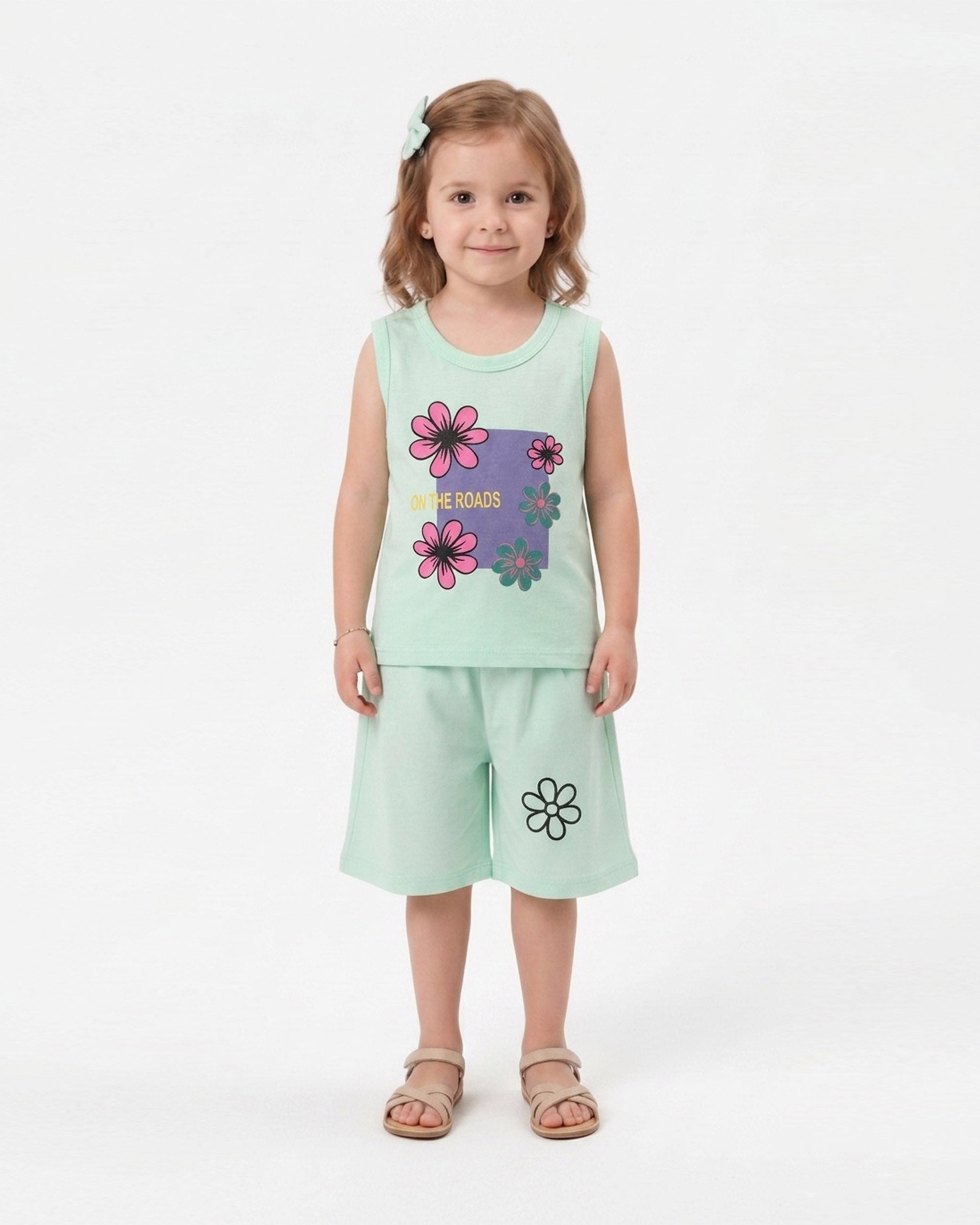 Valuables Girls' Sando Suit
