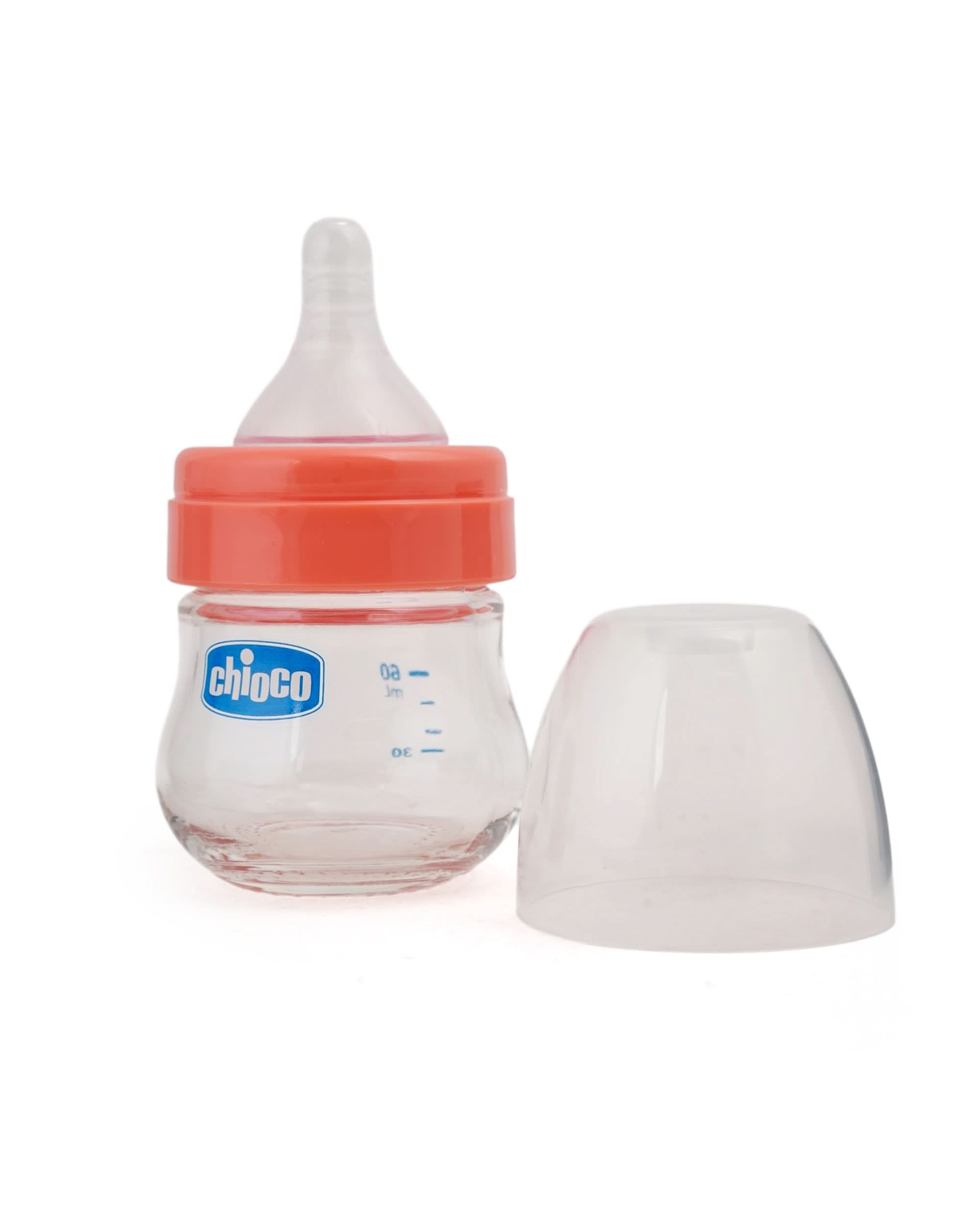 Chioco Natural Feeling Glass Bottle 60ml, Feeding Supplies, Mum Love, Chase Value