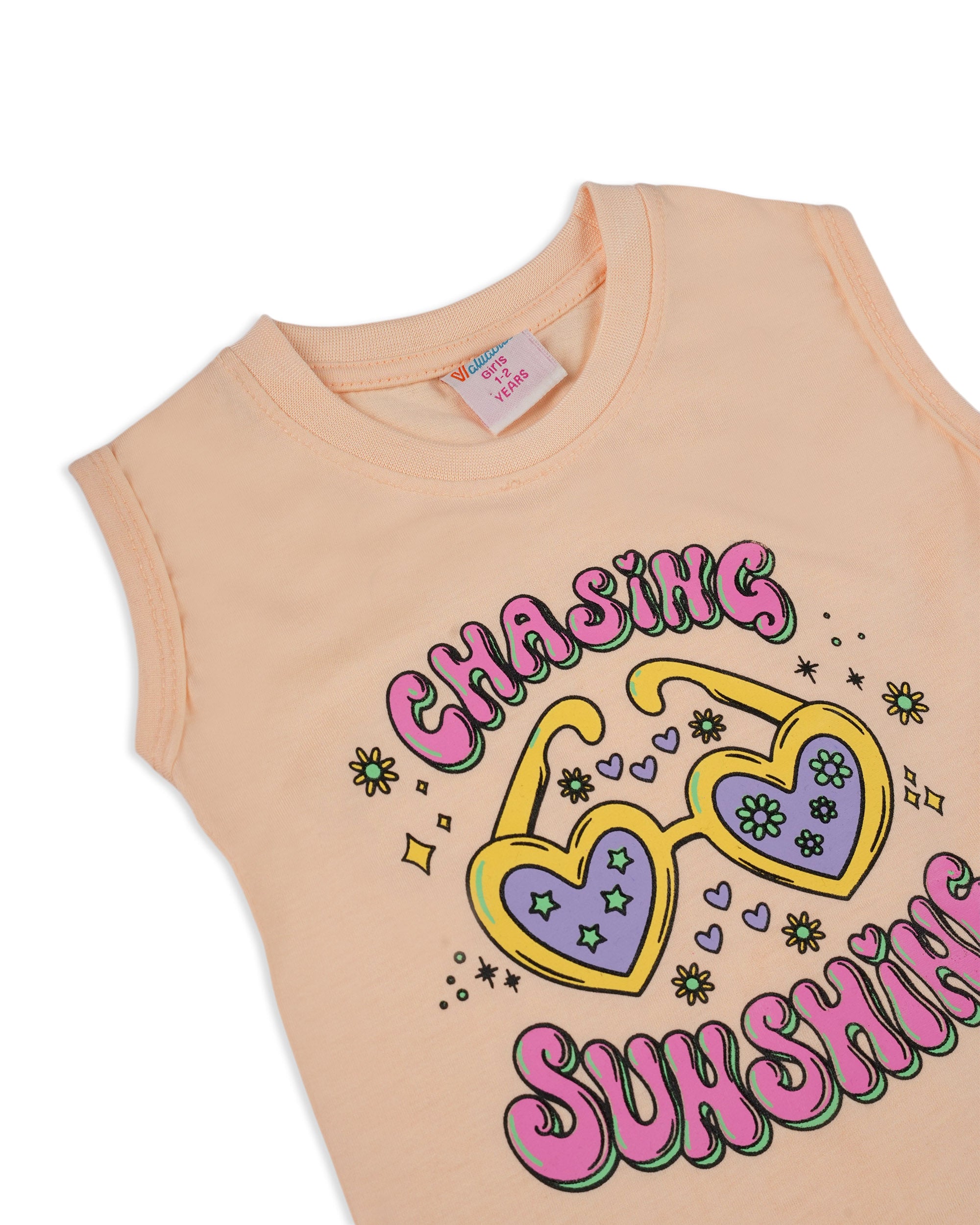 Valuables Girls' Sando Suit