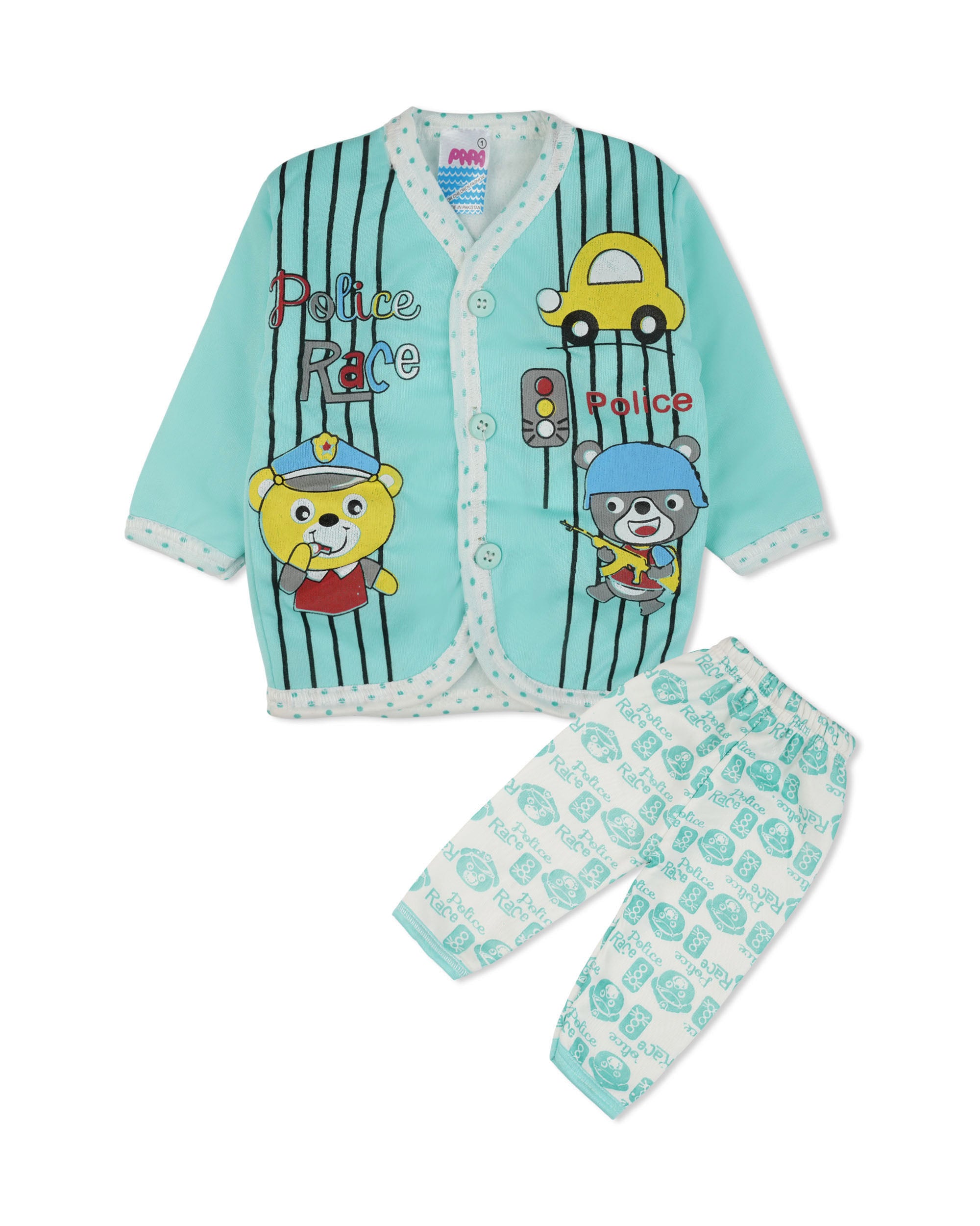 Newborn Boys Full Sleeves Suit