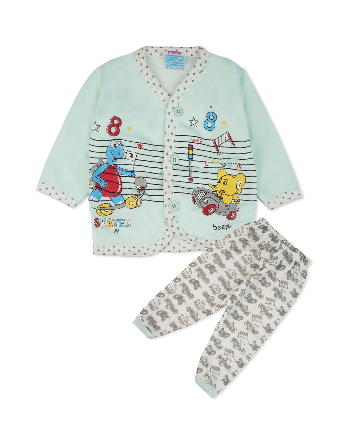 Newborn Boys Full Sleeves Suit