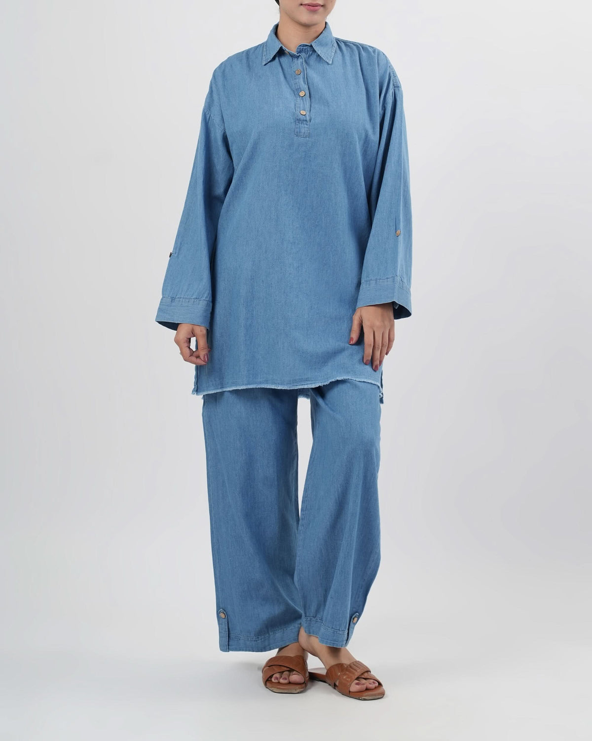 Eminent Women’s Plain Fusion 2 Pcs Suit, Women Shalwar Suits, Eminent, Chase Value