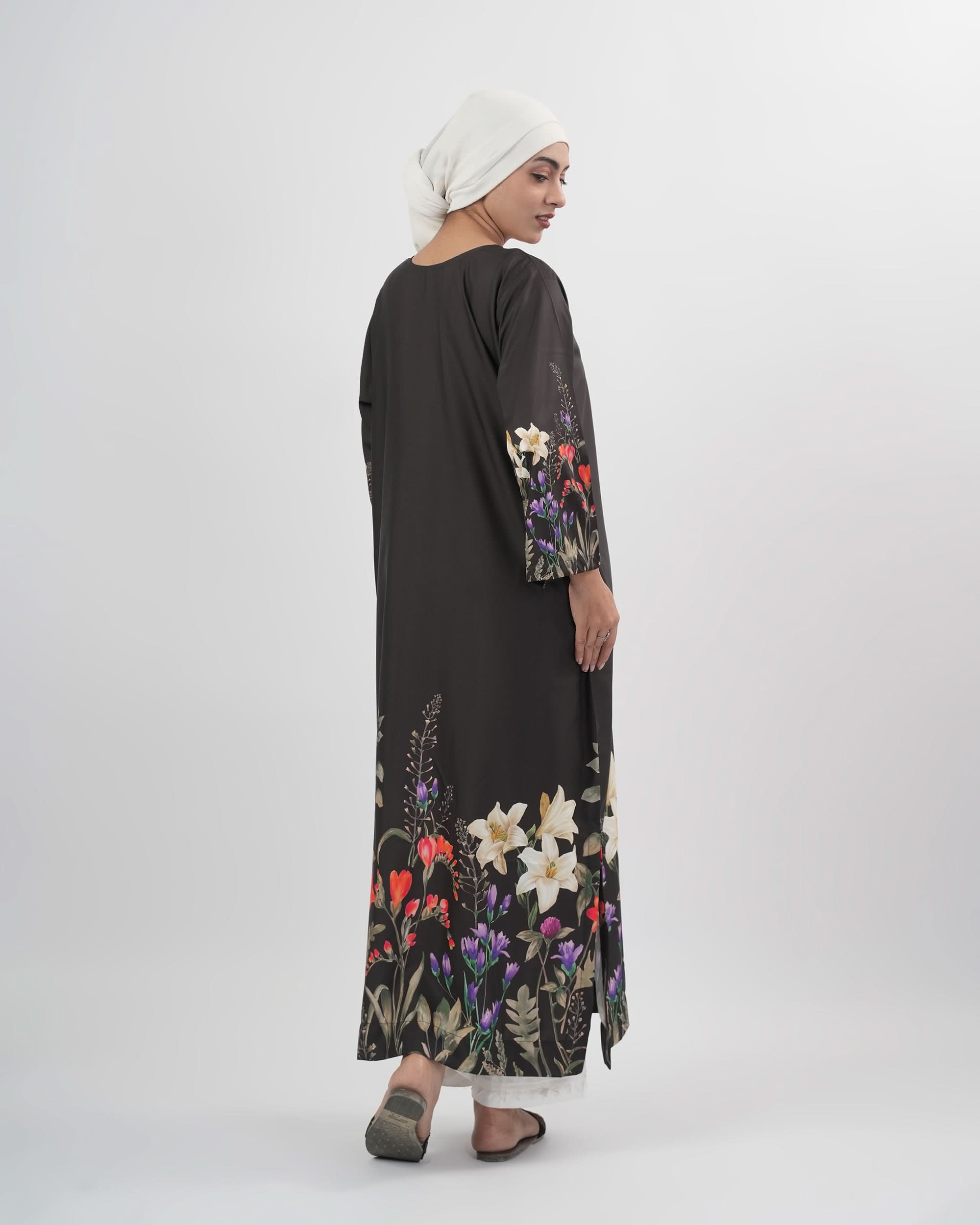 Valuables Women Silk Printed Kaftan, Women Ready Kurtis, Chase Value, Chase Value