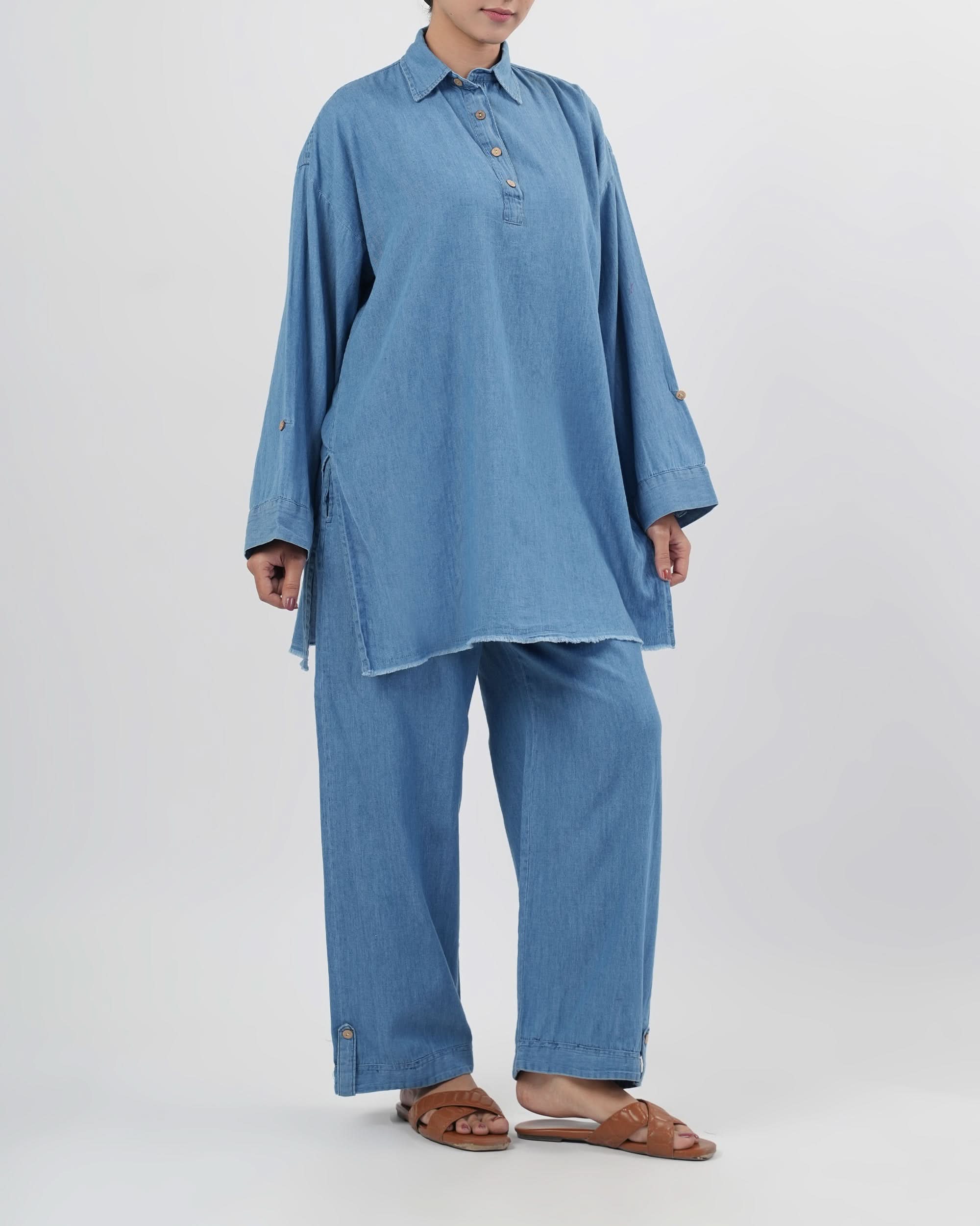 Eminent Women’s Plain Fusion 2 Pcs Suit, Women Shalwar Suits, Eminent, Chase Value