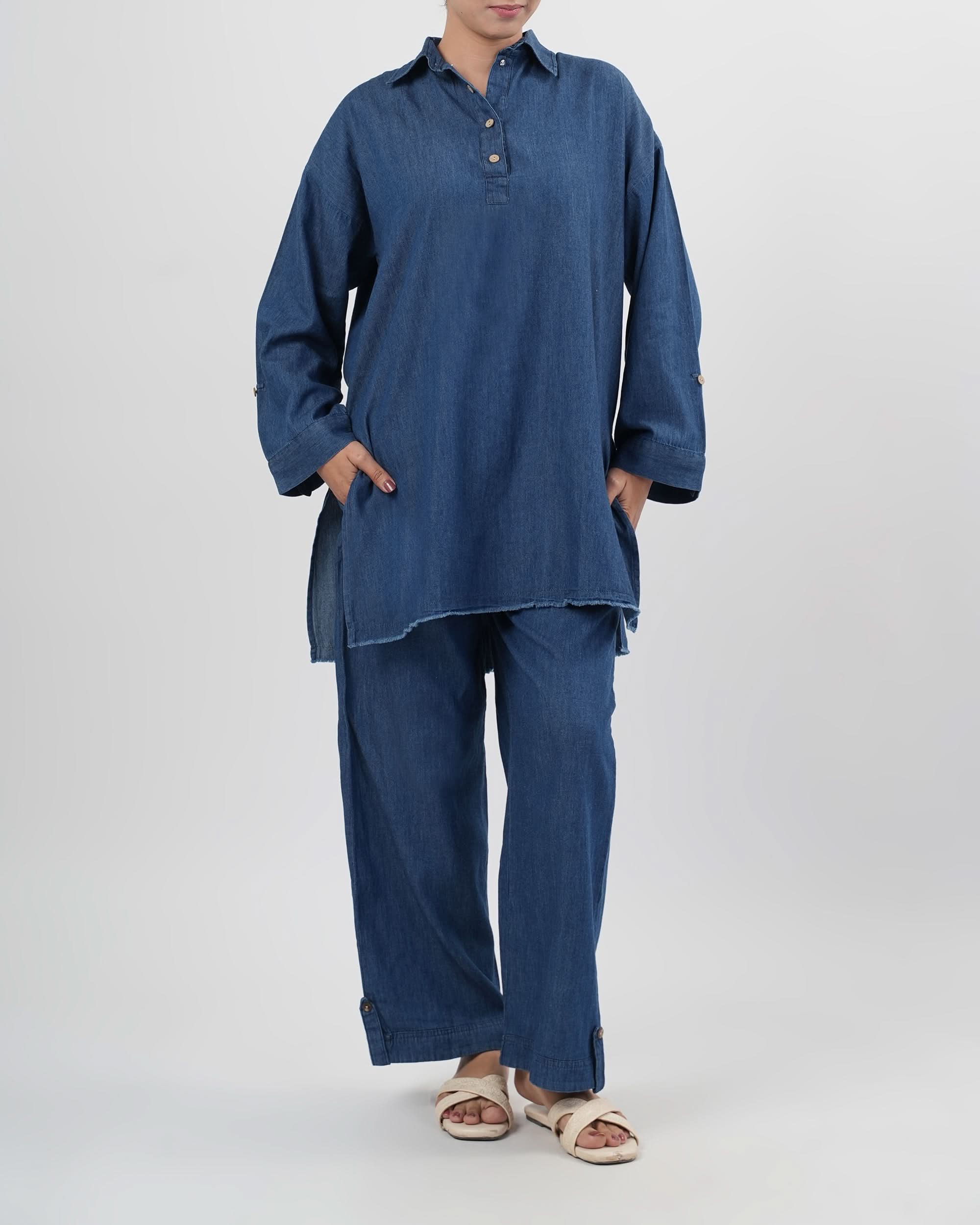 Eminent Women’s Plain Fusion 2 Pcs Suit, Women Shalwar Suits, Eminent, Chase Value