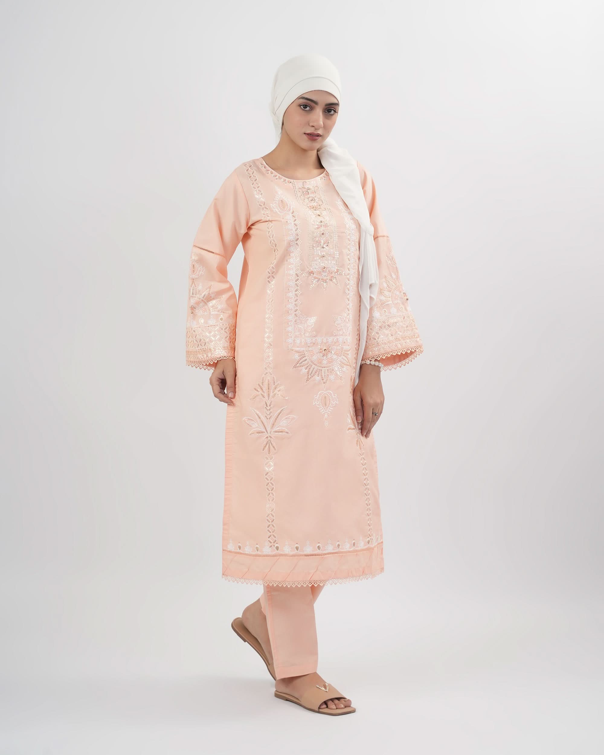 Valuables Women Embroidered 2PCS Suit, Women Shalwar Suits, Chase Value, Chase Value
