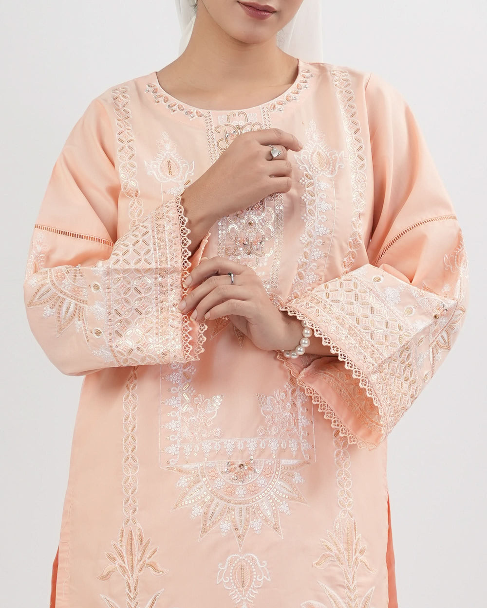 Valuables Women Embroidered 2PCS Suit, Women Shalwar Suits, Chase Value, Chase Value