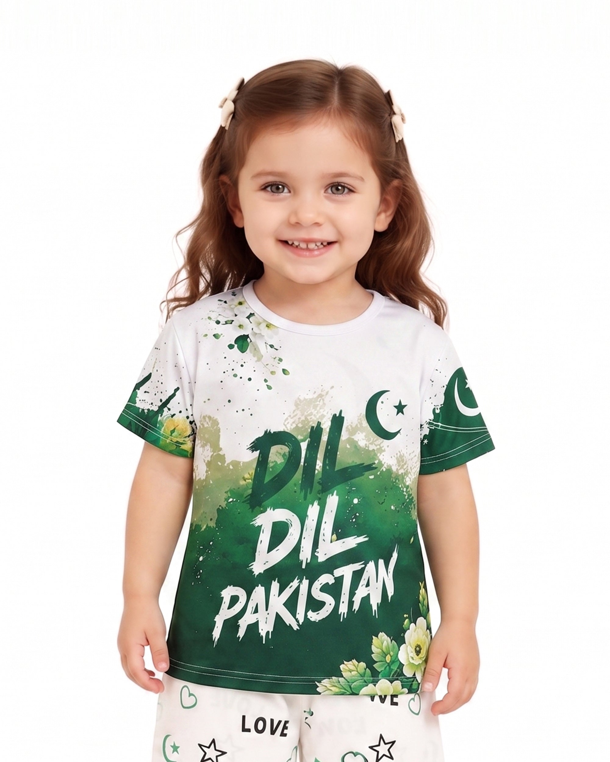 Valuables Girls' Half Sleeves Sublimation T-Shirt