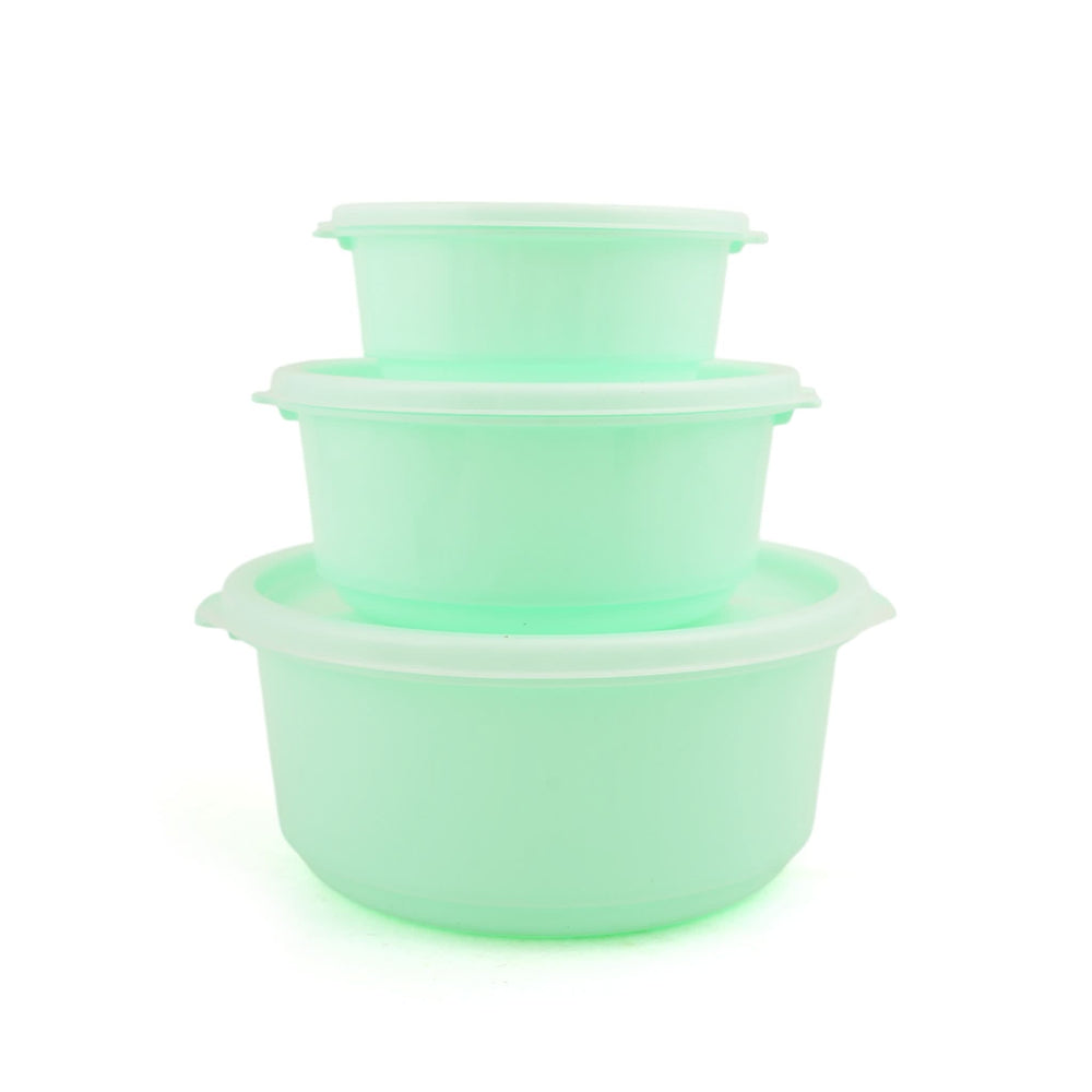 Belli Plastic Ultra Crisper Box 3 in 1 Set - Light Green, Storage Boxes, Chase Value, Chase Value