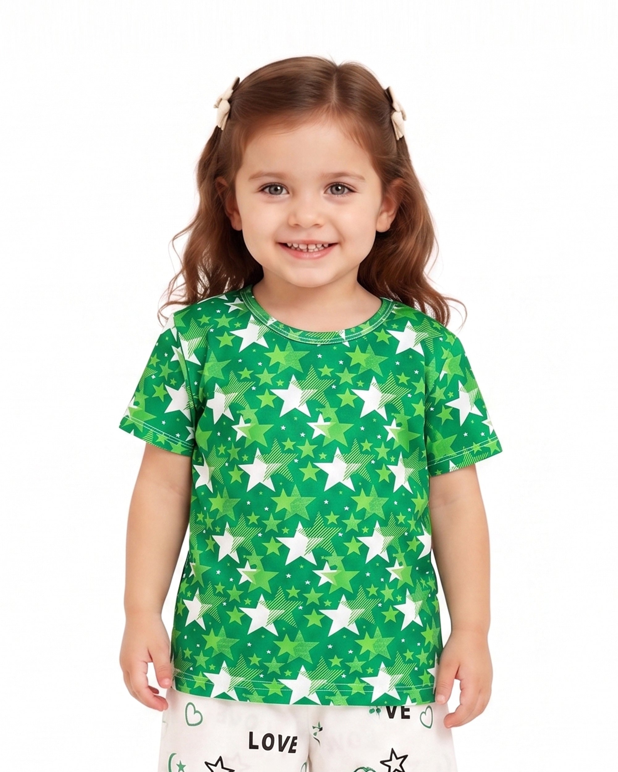 Valuables Girls' Half Sleeves Sublimation T-Shirt