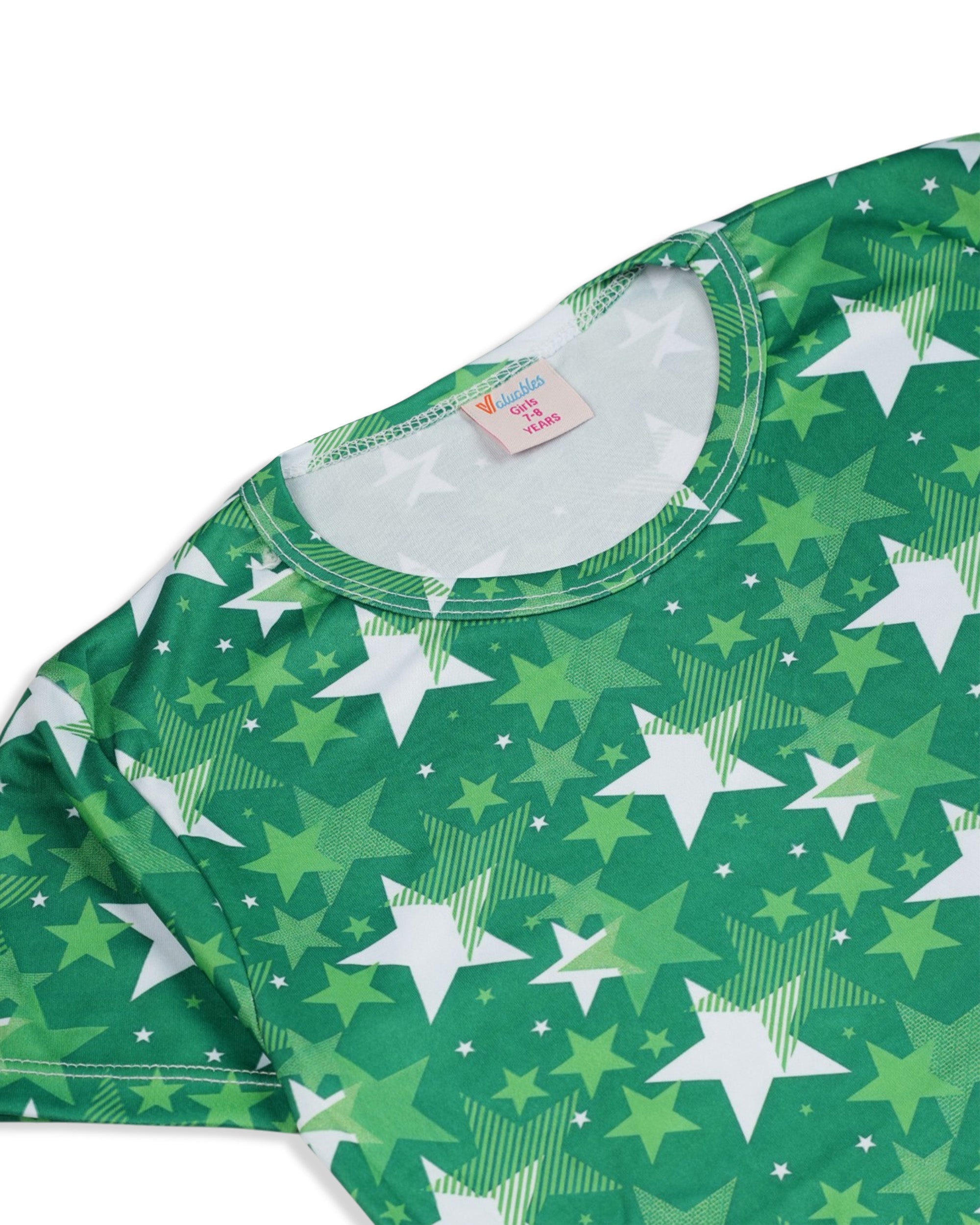 Valuables Girls' Half Sleeves Sublimation T-Shirt