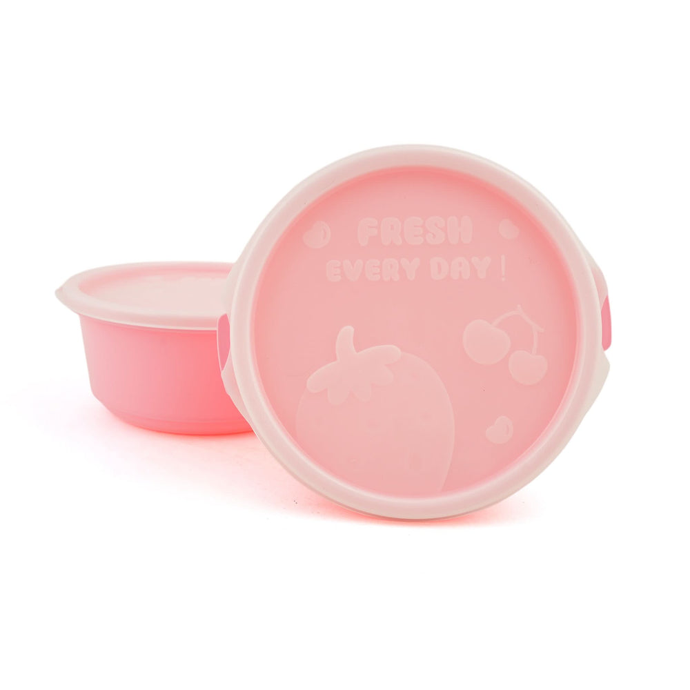 Belli Plastic Ultra Crisper Box Medium 2 Pcs - Pink, Storage Boxes, Chase Value, Chase Value