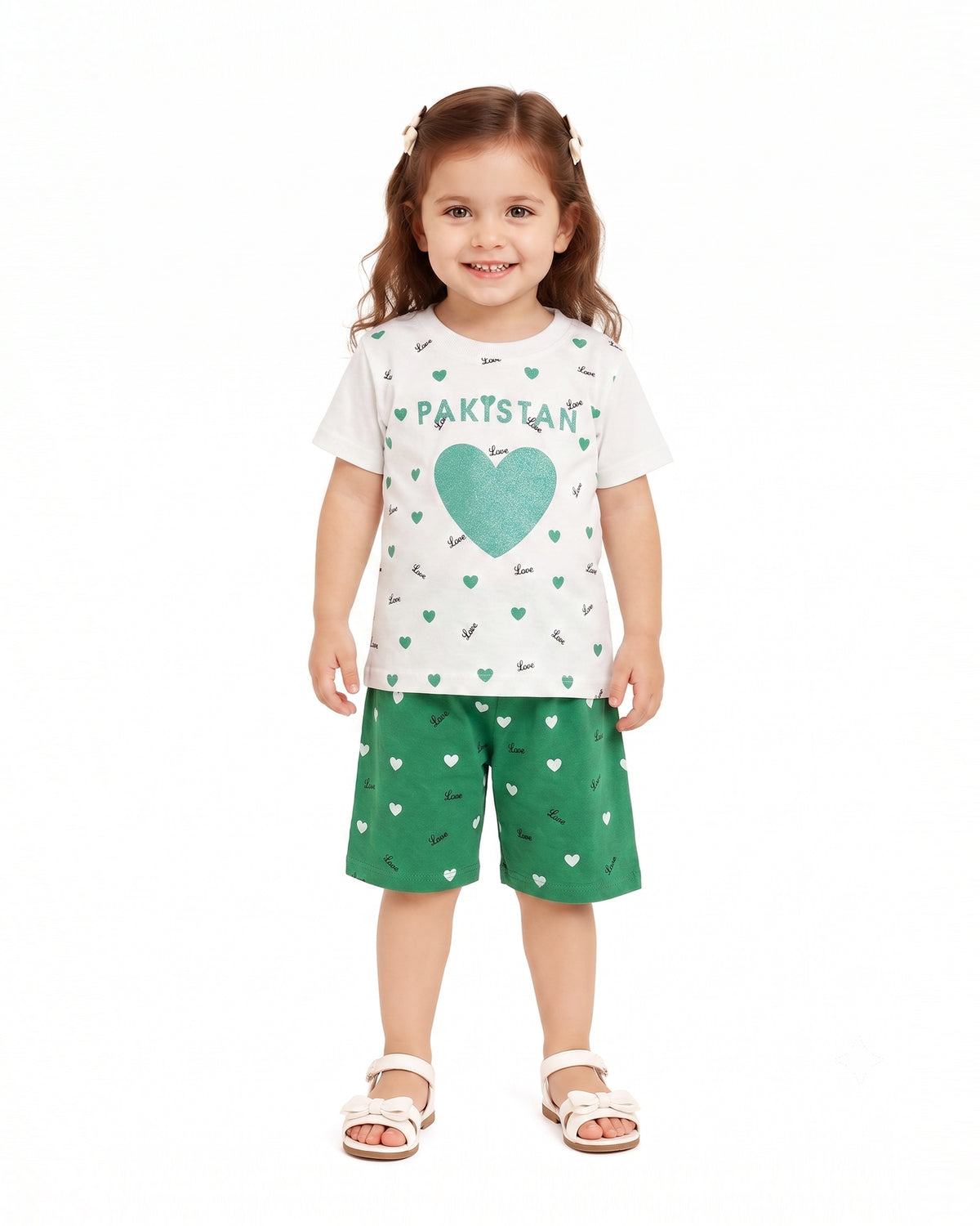 Valuables Girls' Half Sleeves Independence Suit