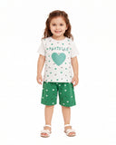 Valuables Girls' Half Sleeves Independence Suit
