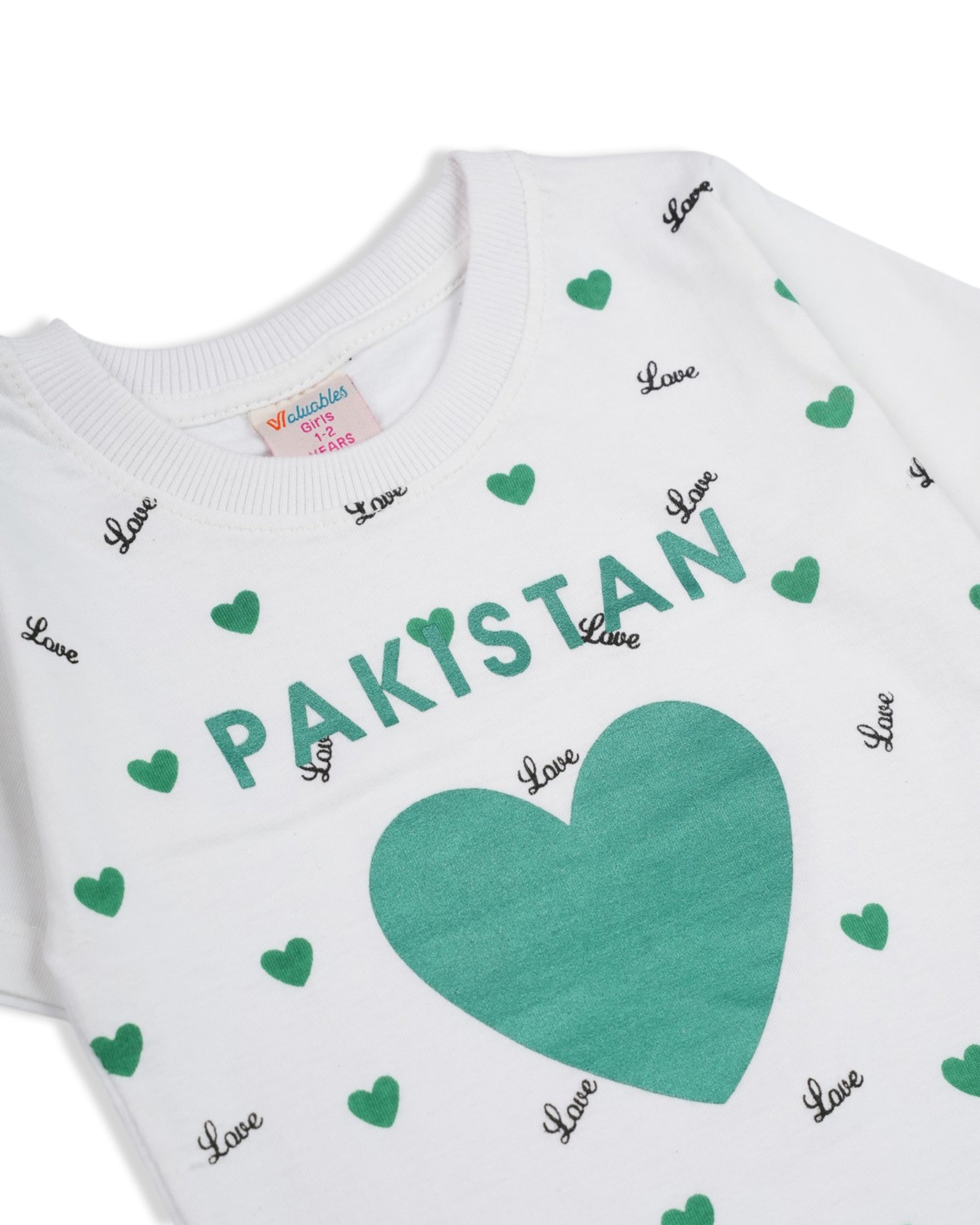 Valuables Girls' Half Sleeves Independence Suit