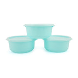 Belli Plastic Ultra Crisper Box Small 3 Pcs - Cyan, Storage Boxes, Chase Value, Chase Value