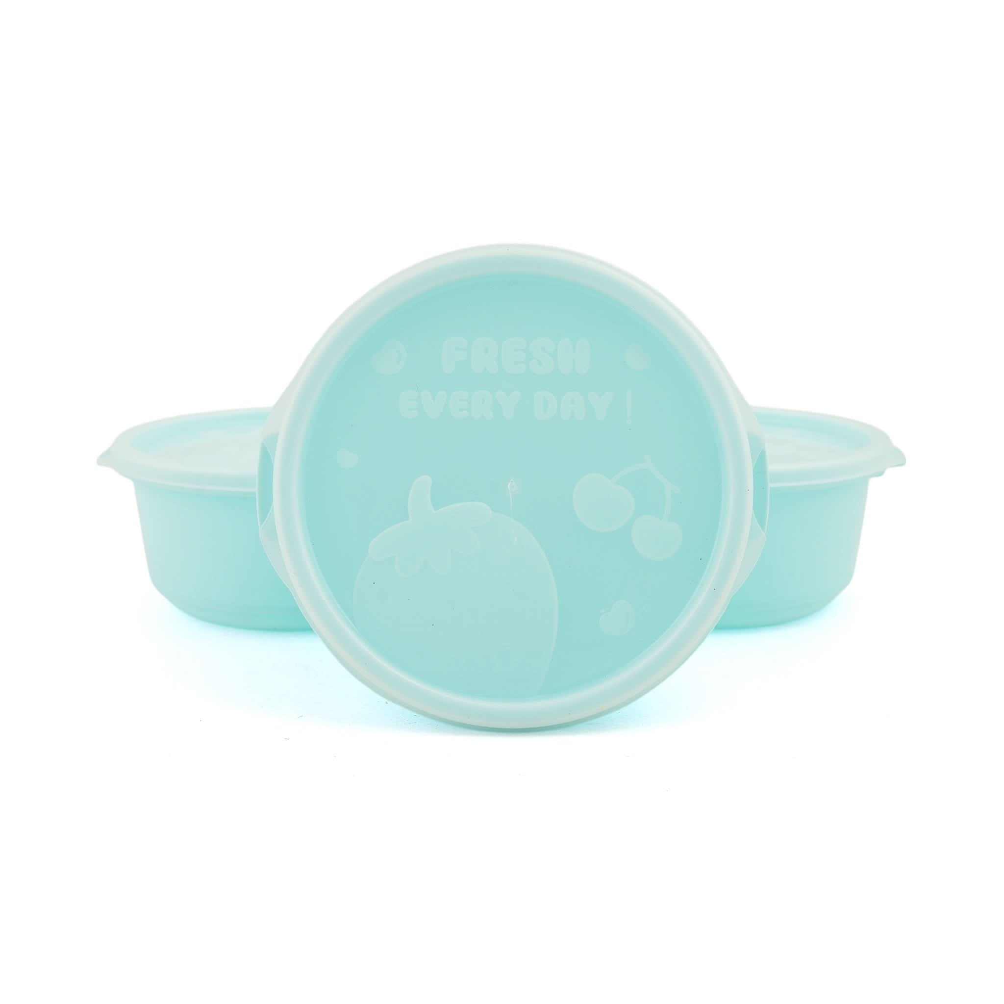 Belli Plastic Ultra Crisper Box Small 3 Pcs - Cyan, Storage Boxes, Chase Value, Chase Value