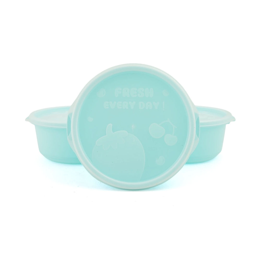 Belli Plastic Ultra Crisper Box Small 3 Pcs - Cyan, Storage Boxes, Chase Value, Chase Value