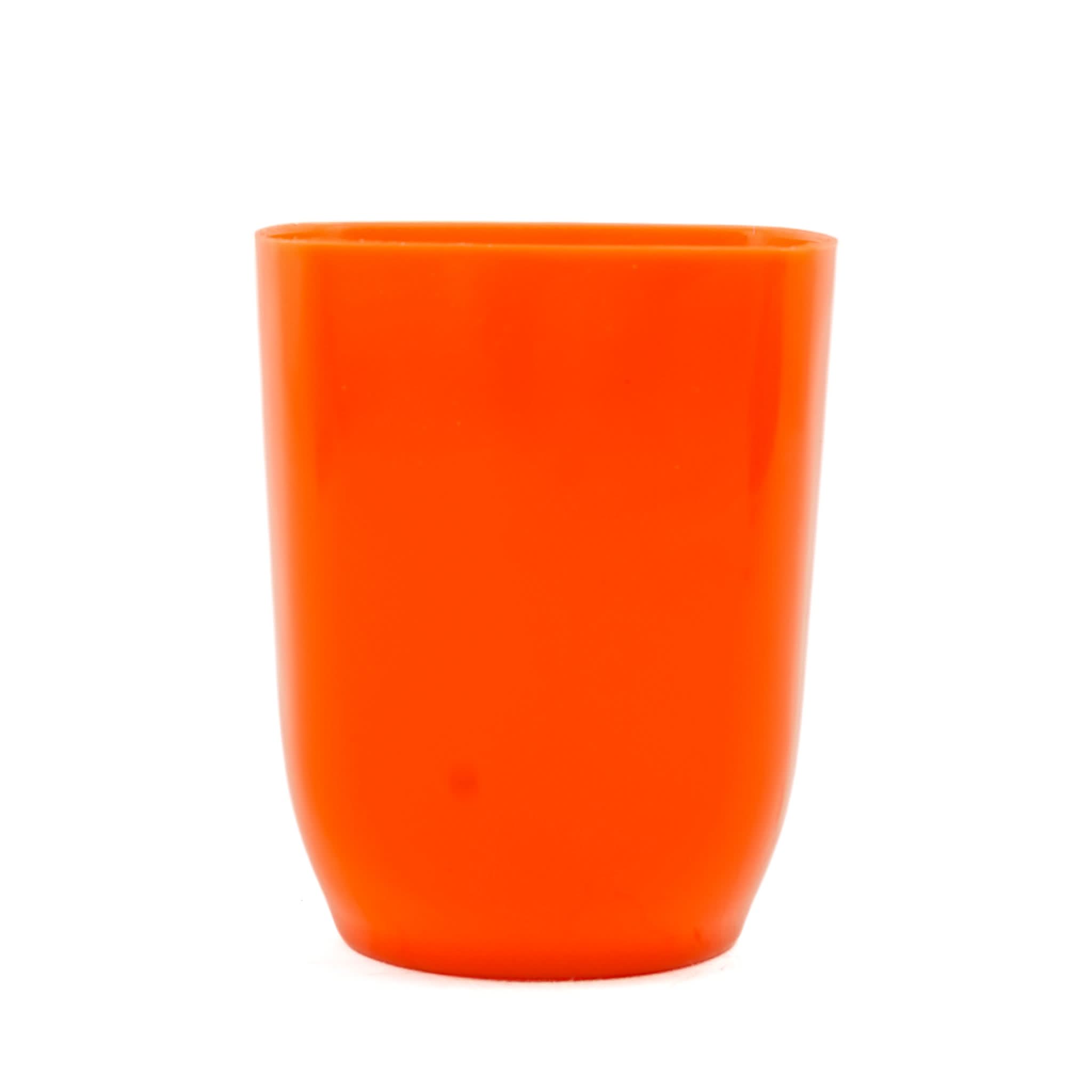 Crest Glass Pack Of 6 - Orange, Glassware & Drinkware, Chase Value, Chase Value
