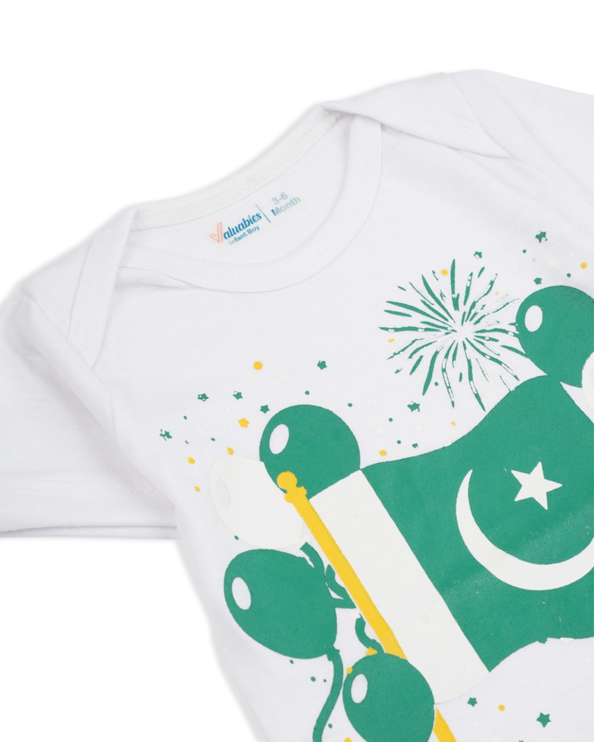Newborn Boys Independence Romper