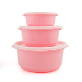 Belli Plastic Ultra Crisper Box 3 in 1 Set - Pink, Storage Boxes, Chase Value, Chase Value