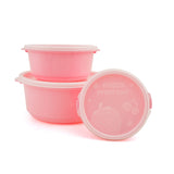 Belli Plastic Ultra Crisper Box 3 in 1 Set - Pink, Storage Boxes, Chase Value, Chase Value